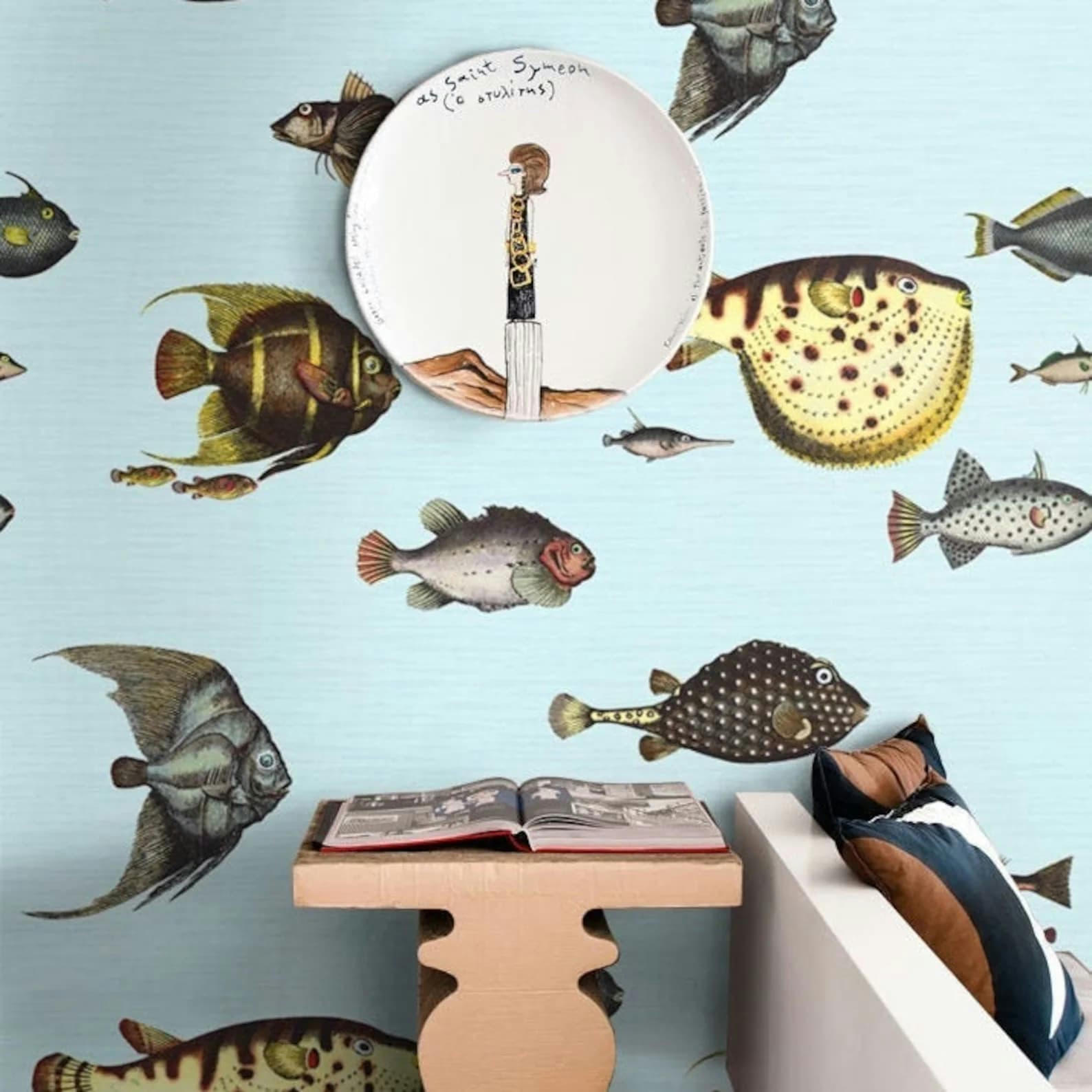 ANIMALI - Papier Peint Poissons Tropicaux 250x200 cm