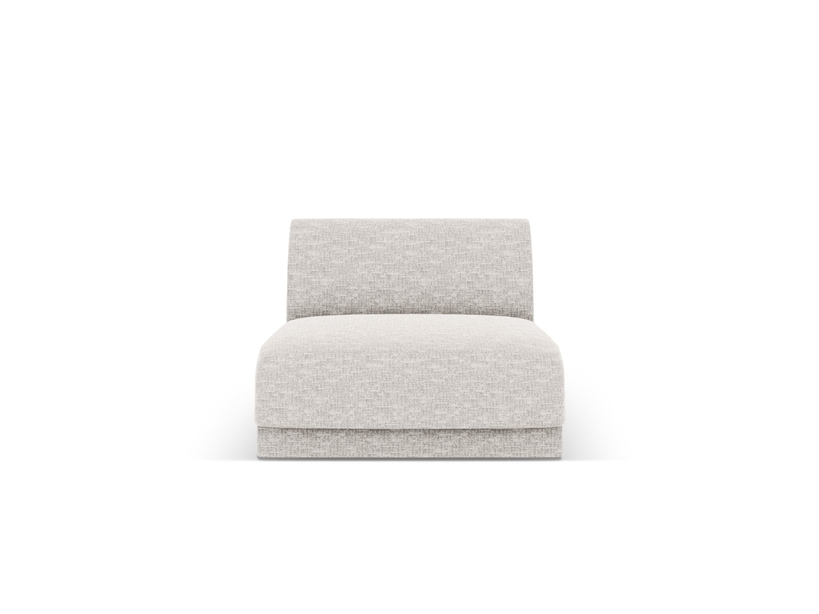 Micadoni Module Miley chenille lichtgrijs - 90x75x70cm