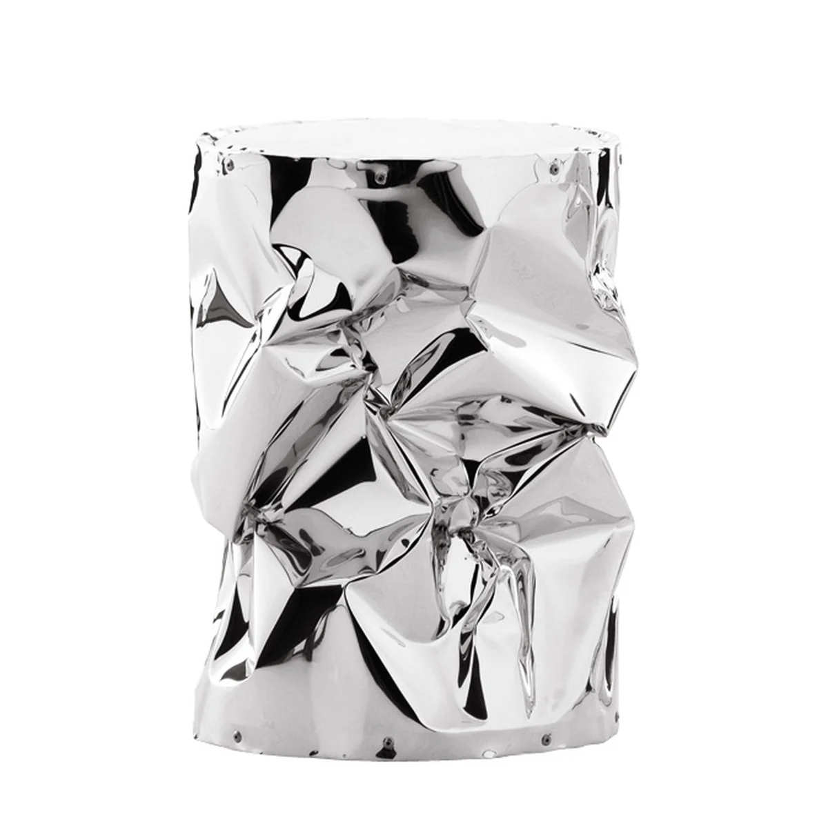 Opinion Ciatti - Tab.u Collection Beistelltisch / Hocker H 43 Ø 30 cm, Chrom