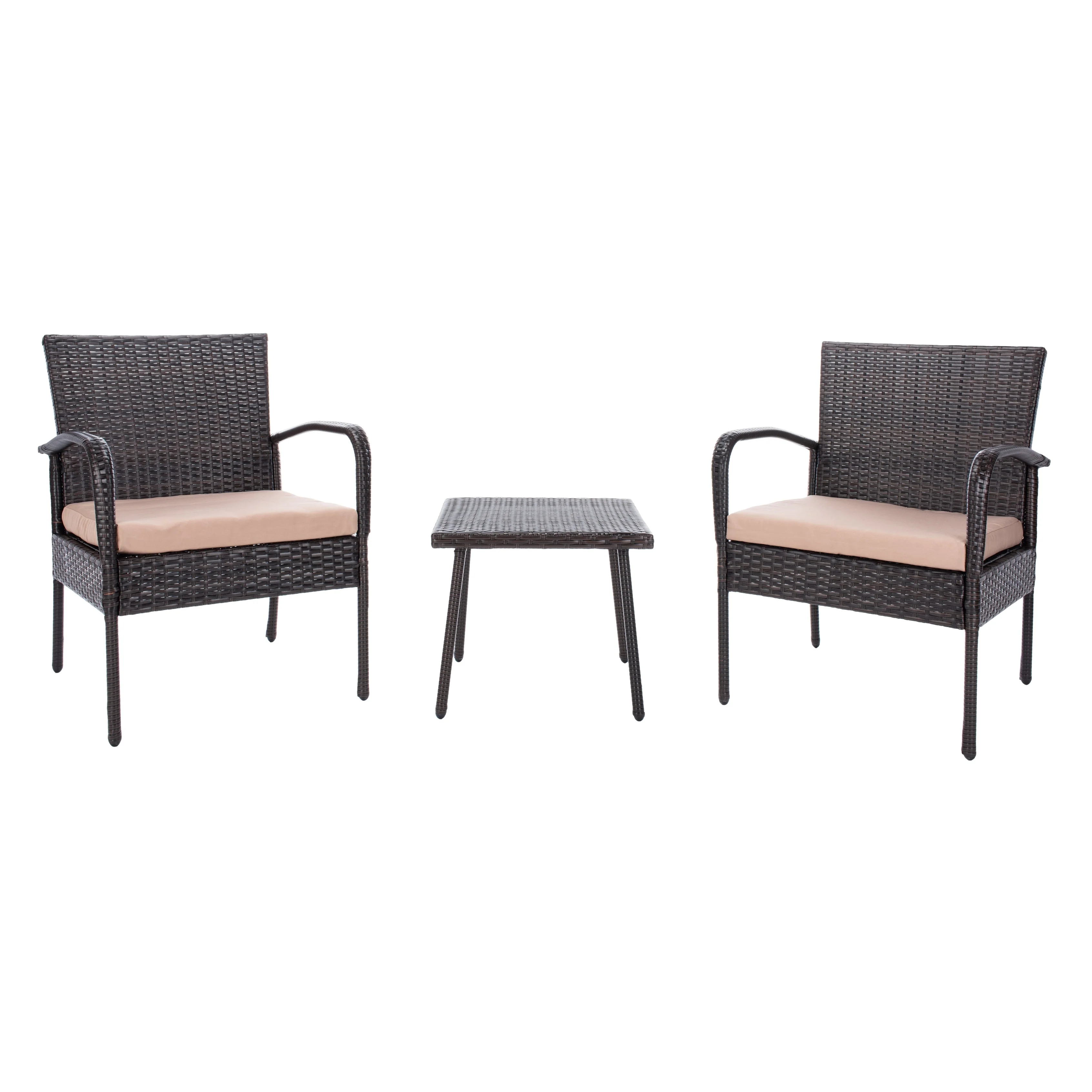 SAFAVIEH Outdoor Living Moore 3-Piece Lounge Set - 23W x 27D x 31H