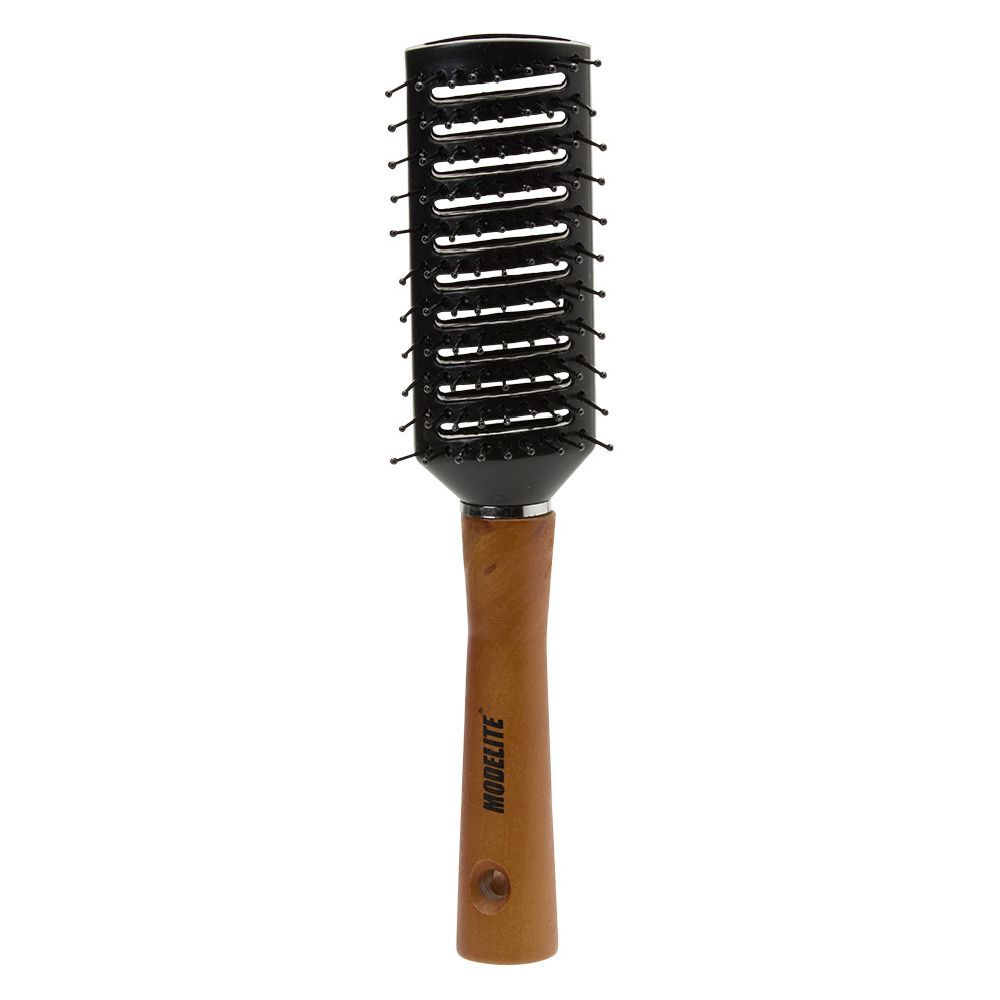 Brosse tunnel multi-usages picots perlés manche en bois