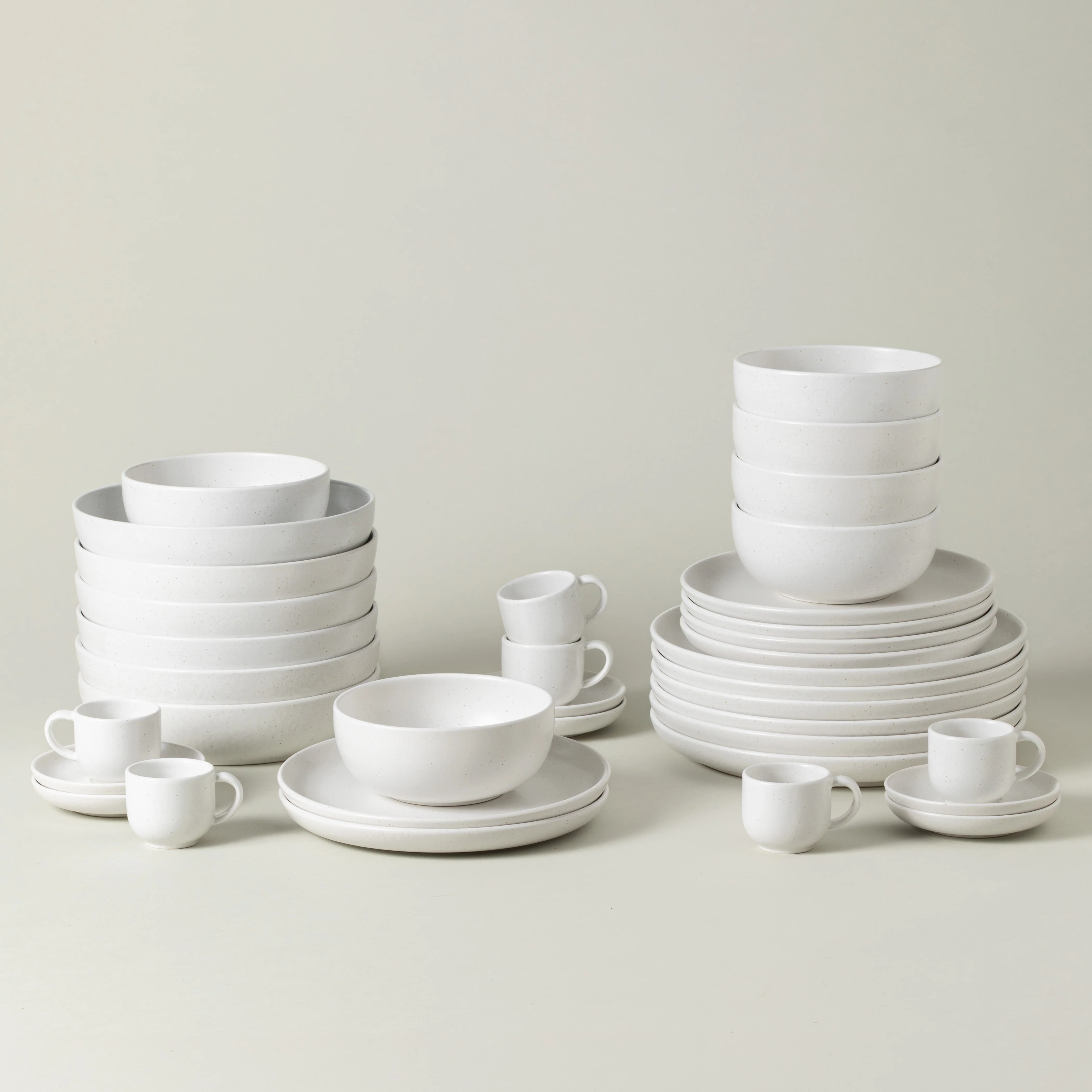 30-Piece Dinnerware Set with Coffee Cup and Saucer Pacifica, Casafina by COSTA NOVA