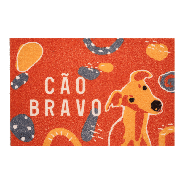 CAPACHO 40 CM X 60 CM CÃO BRAVO