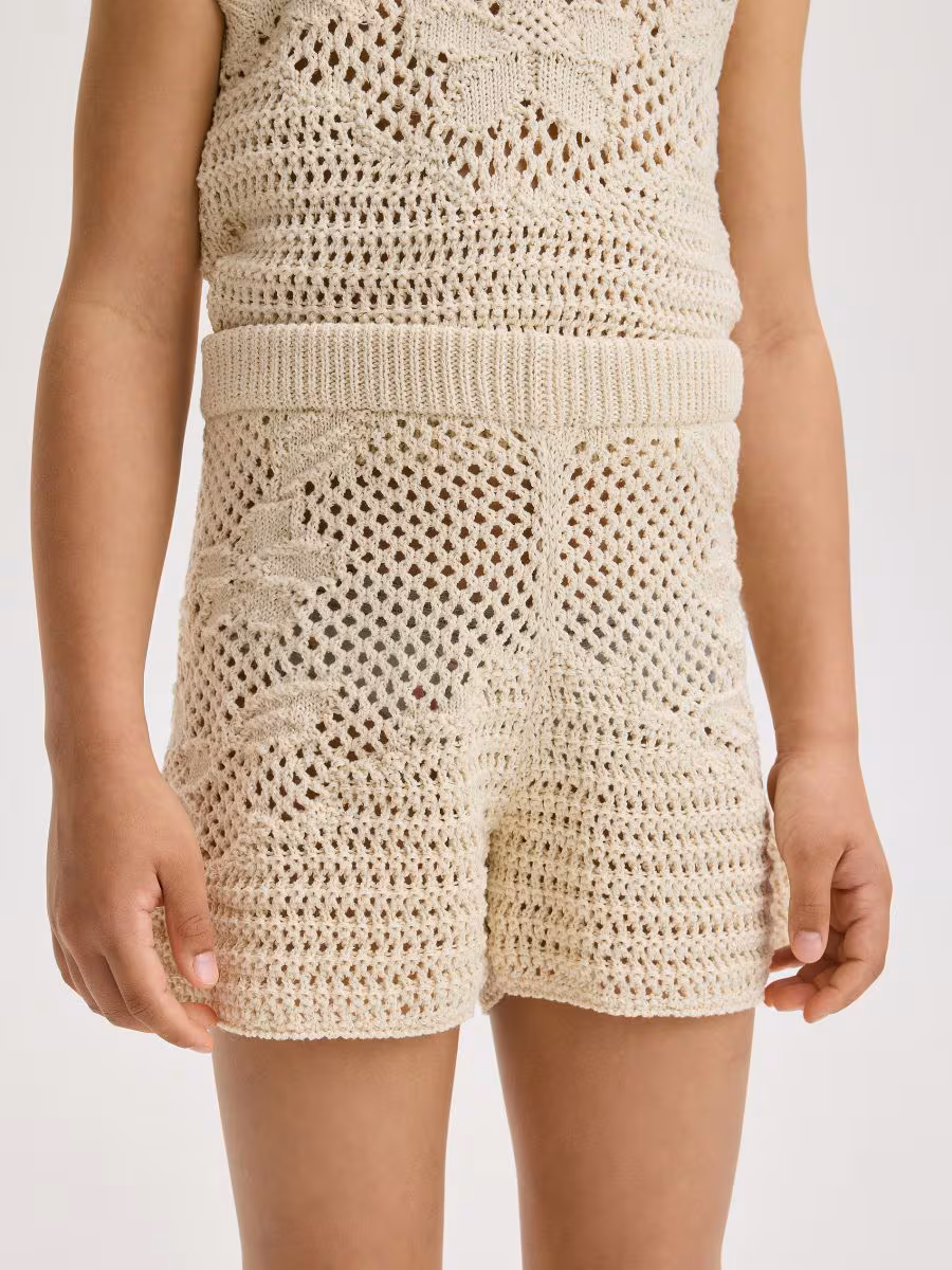 Openwork Shorts