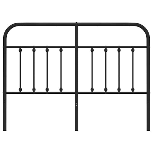 NNEVL Metal Headboard Black 152 cm
