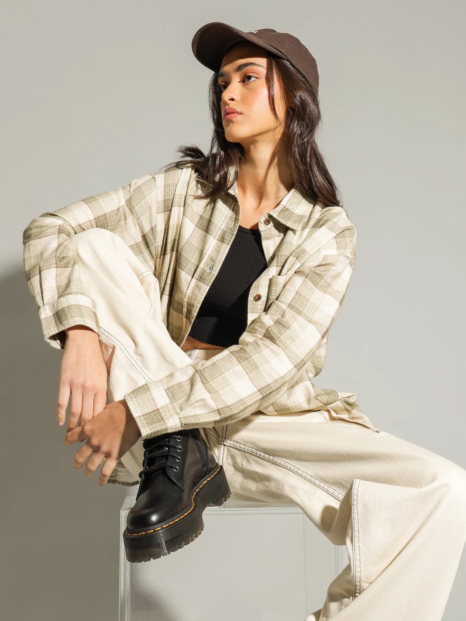 Section Oversize Shirt
