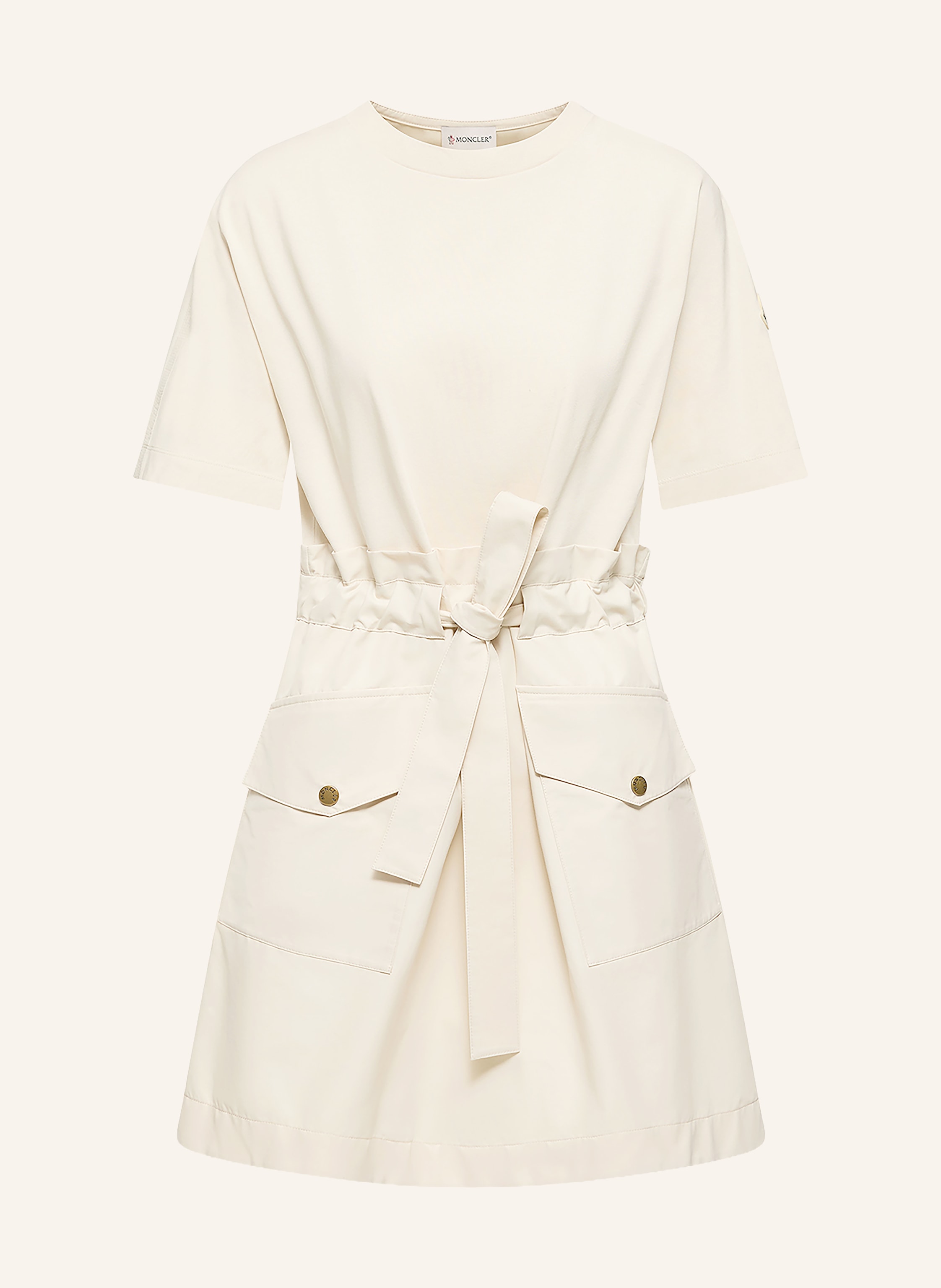 MONCLER Kleid im Materialmix