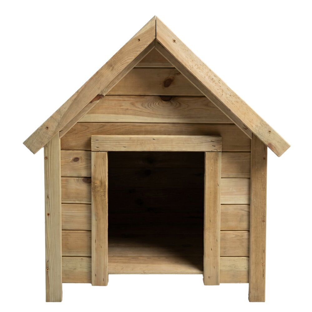 Niche extérieur pour chien en bois 80x65xH80cm