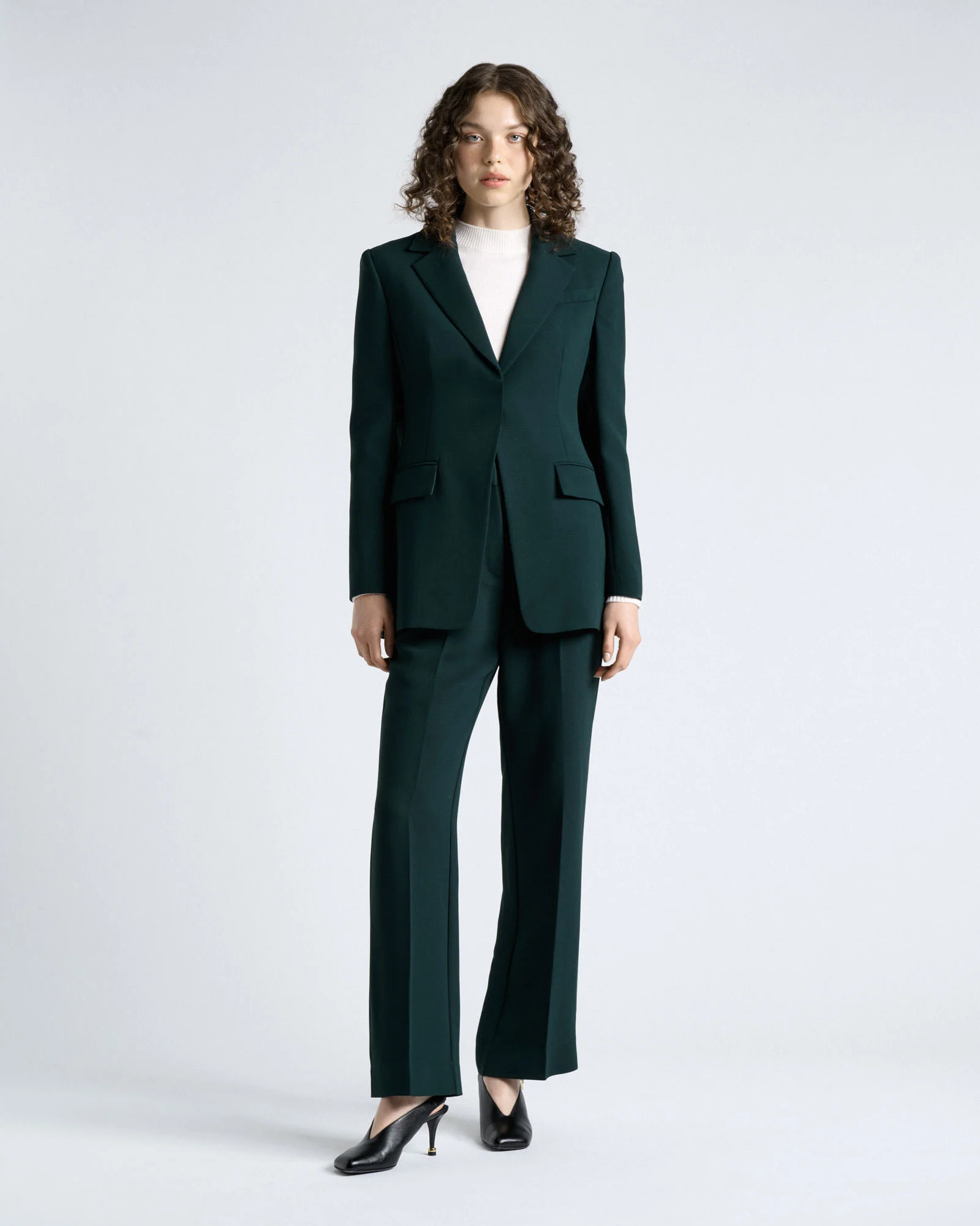 Jade Double Weave Blazer