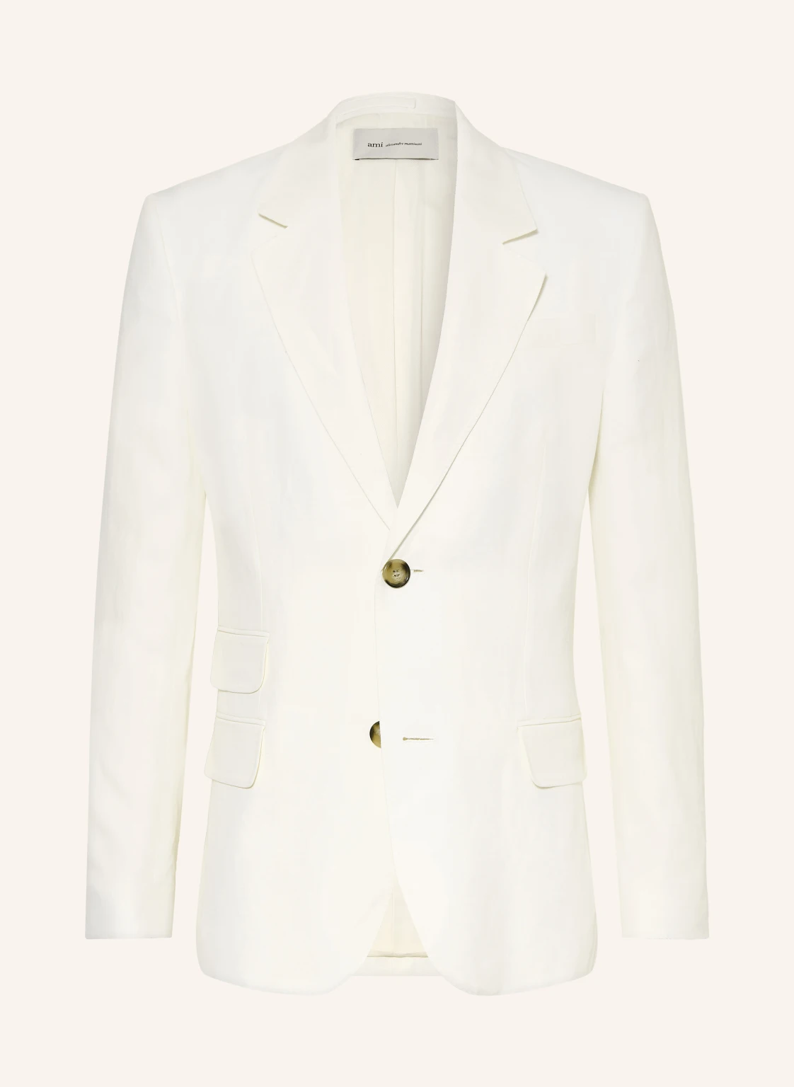 Ami Paris Sakko Regular Fit mit Leinen