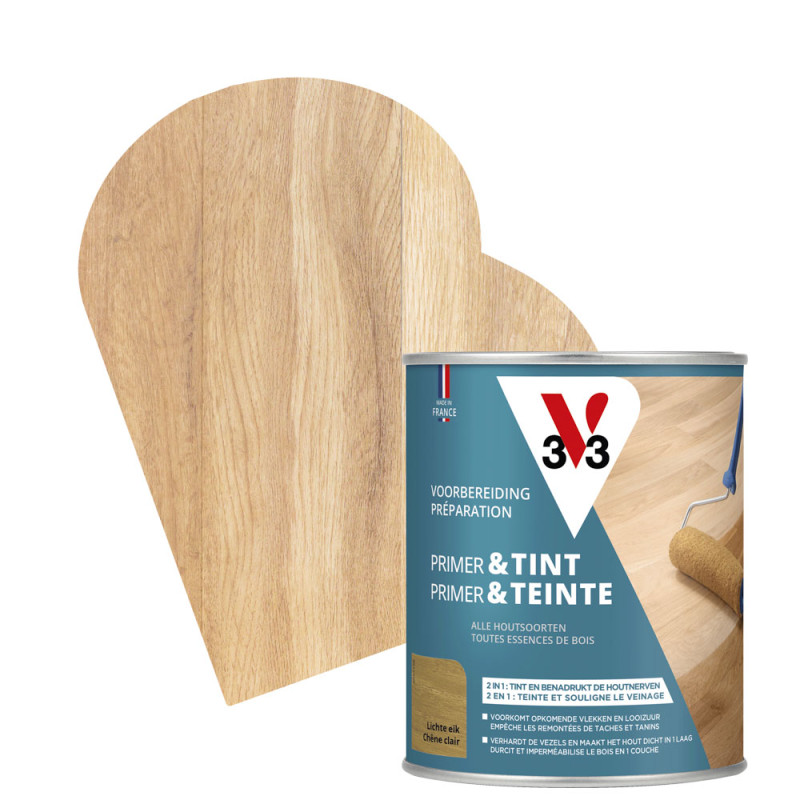Primer & Teinte pour parquet chêne clair 0,75 L V33