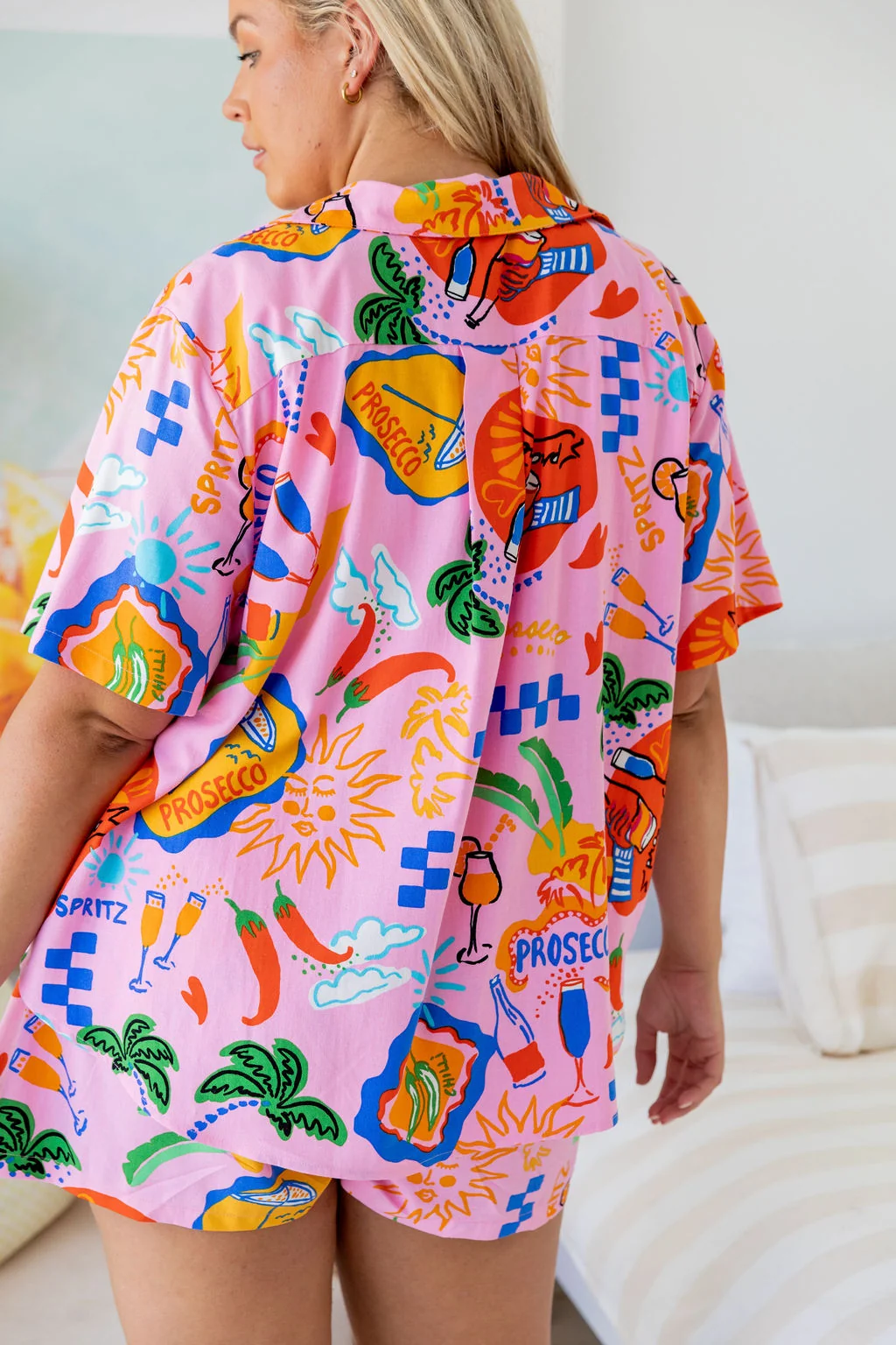 Marley Linen Blend Shirt in Cin Cin