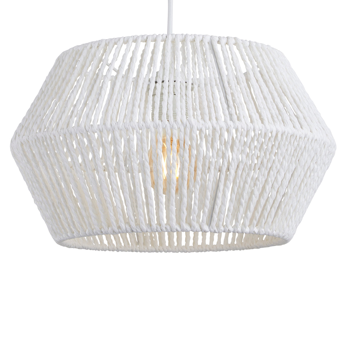 Lighto | Hanglamp Rotan Sway Wit Ø35 cm | Sway