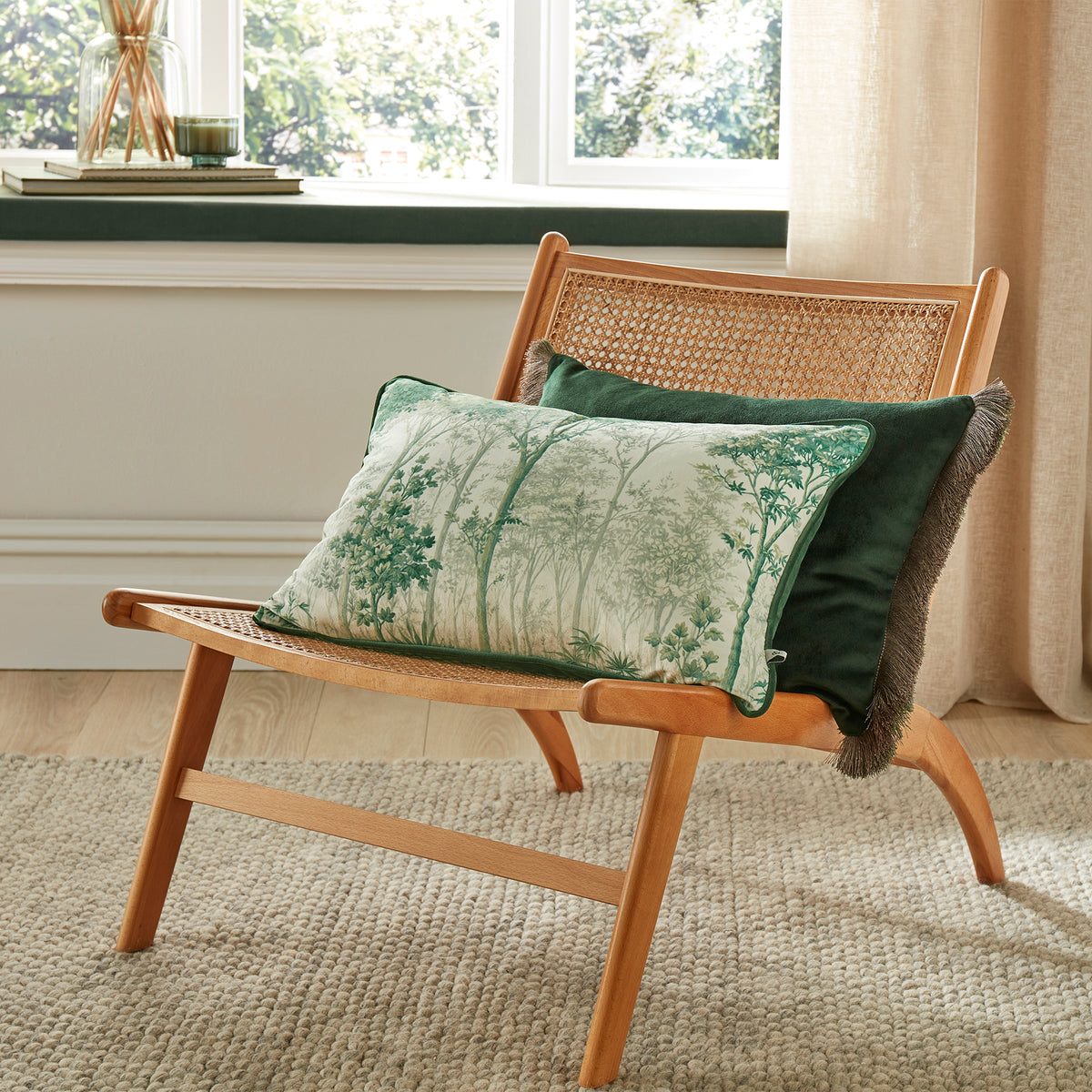 Graham & Brown Sierkussen met ritssluiting Coppice Forest 40x60cm