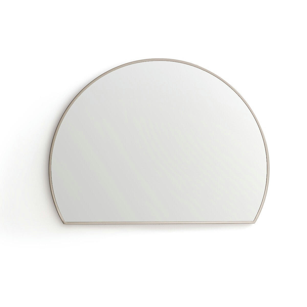 Miroir demi-cercle nickel satiné H60cm, Caligone