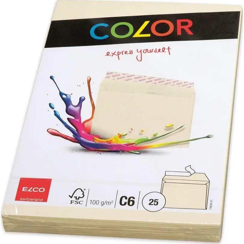 Karte 25er-Set Color
