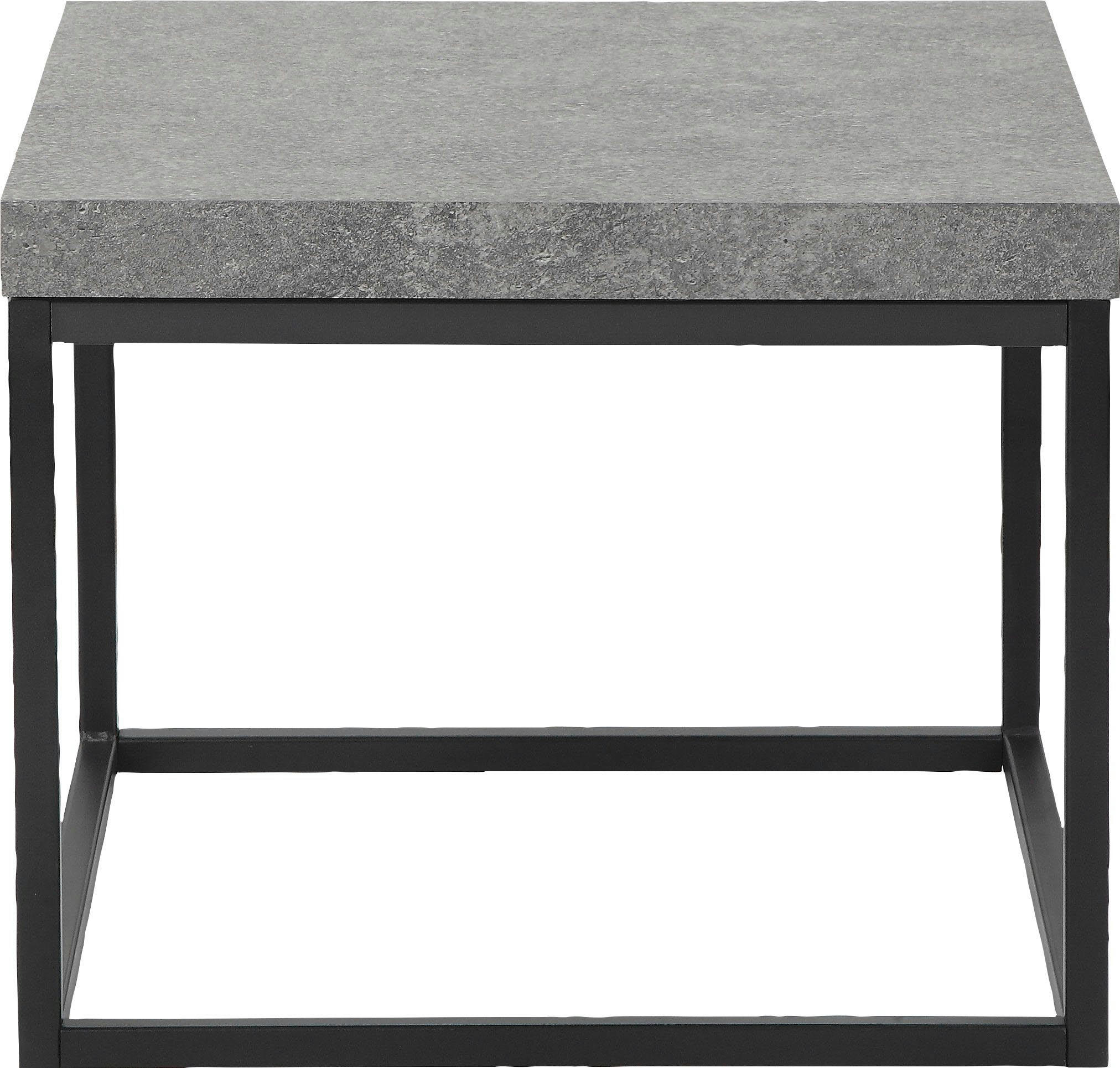 RICO - Table basse en MDF gris
