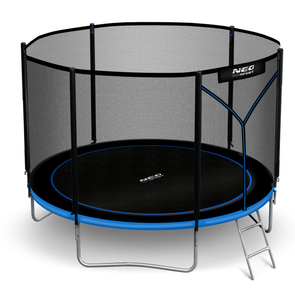 Trampolina ogrodowa dla dzieci 183cm 6ft   drabinka Neosport