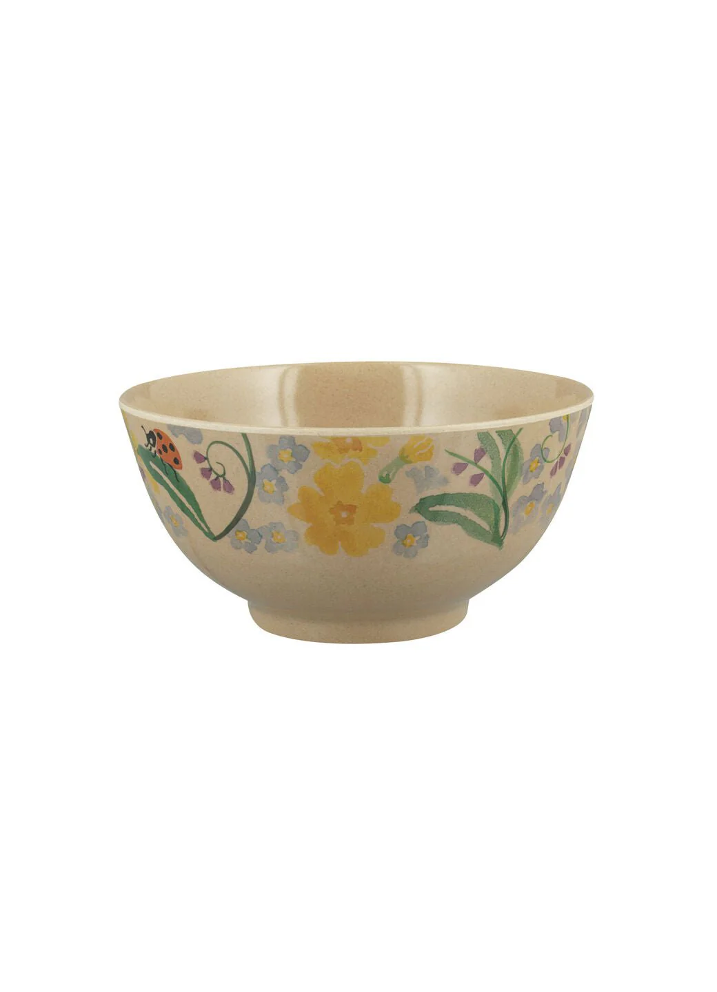 Forget Me Not & Primrose Rice Husk Bowl