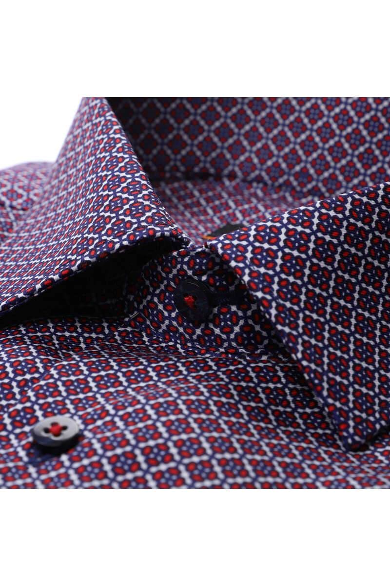 ETERNA Slim Fit Hemd orange, Bedruckt
