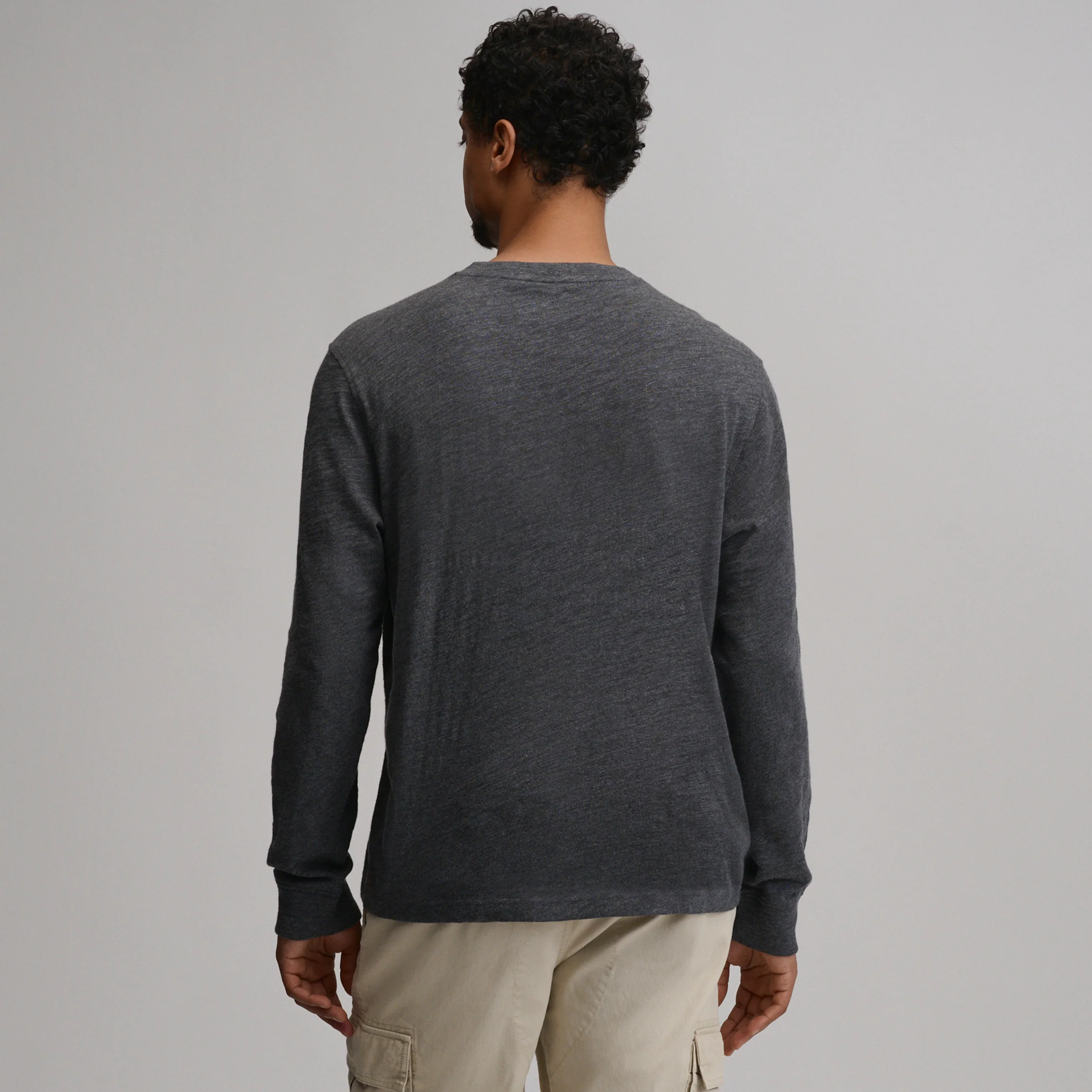 Men's Slub Jersey Henley