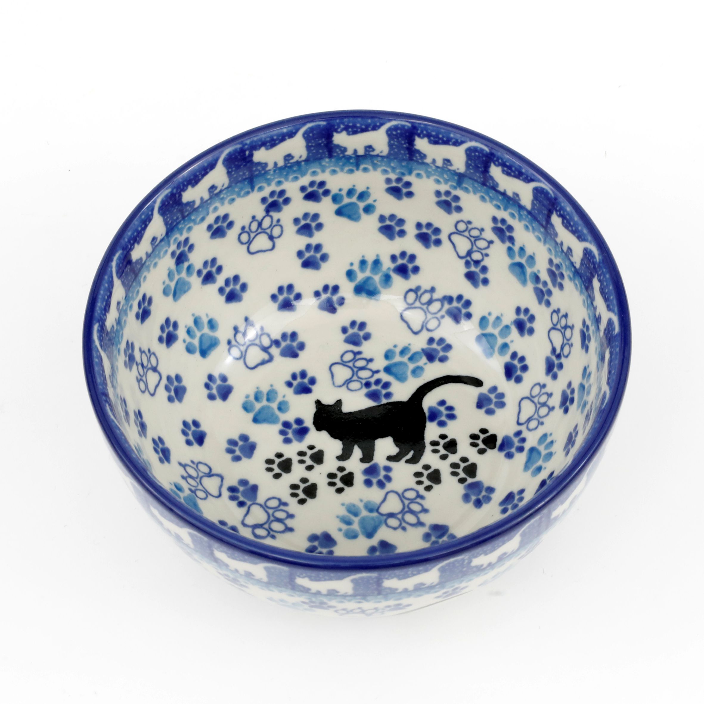 Miska ceramiczna 986  1771X Czarny kot