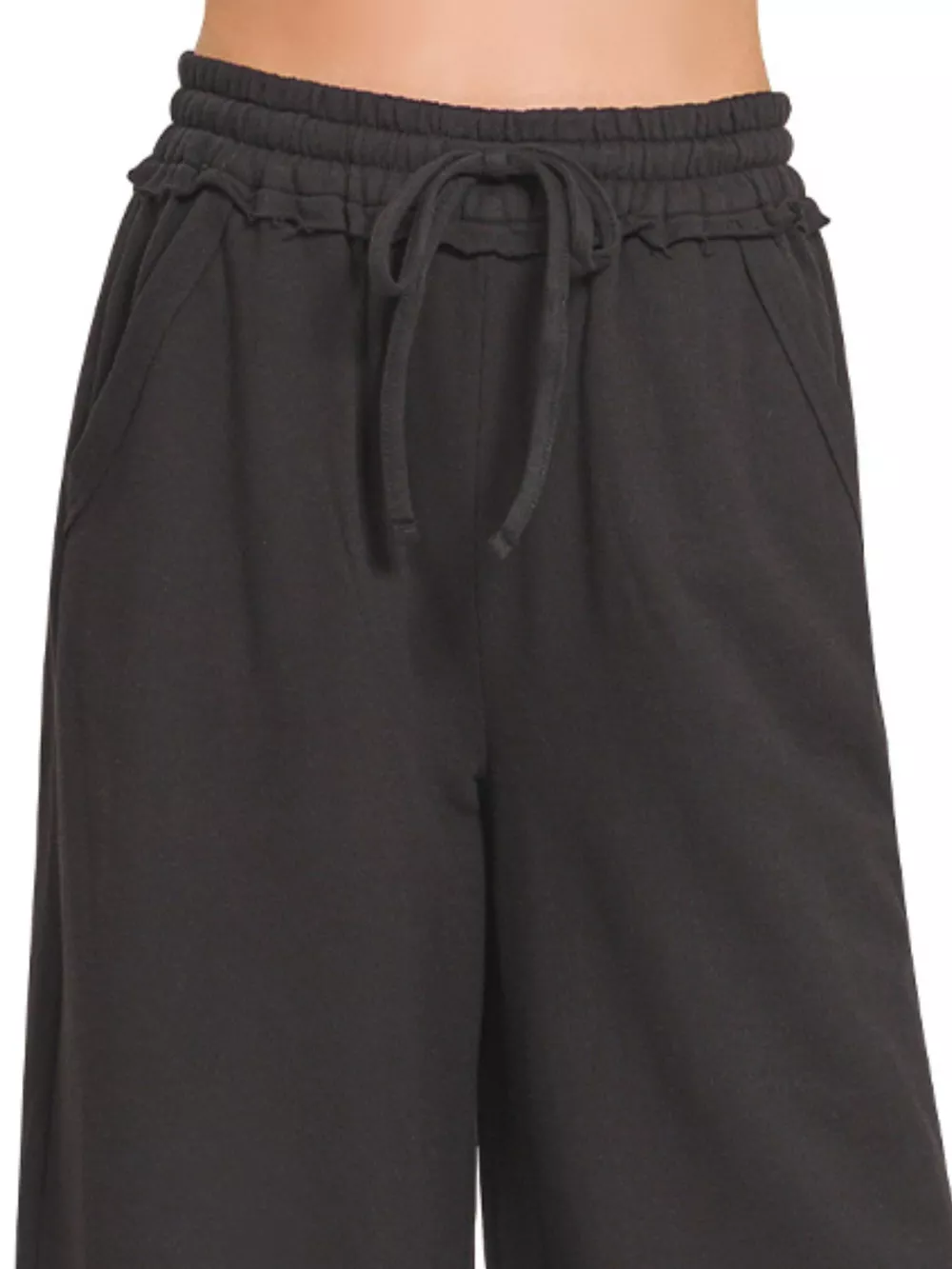 French Terry Wide Leg Sweatpants