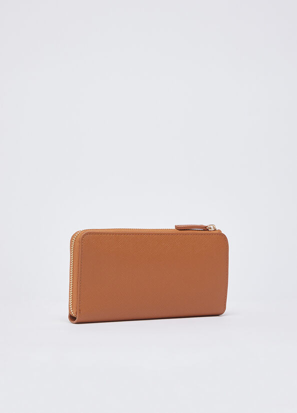 Portafoglio grande con zip