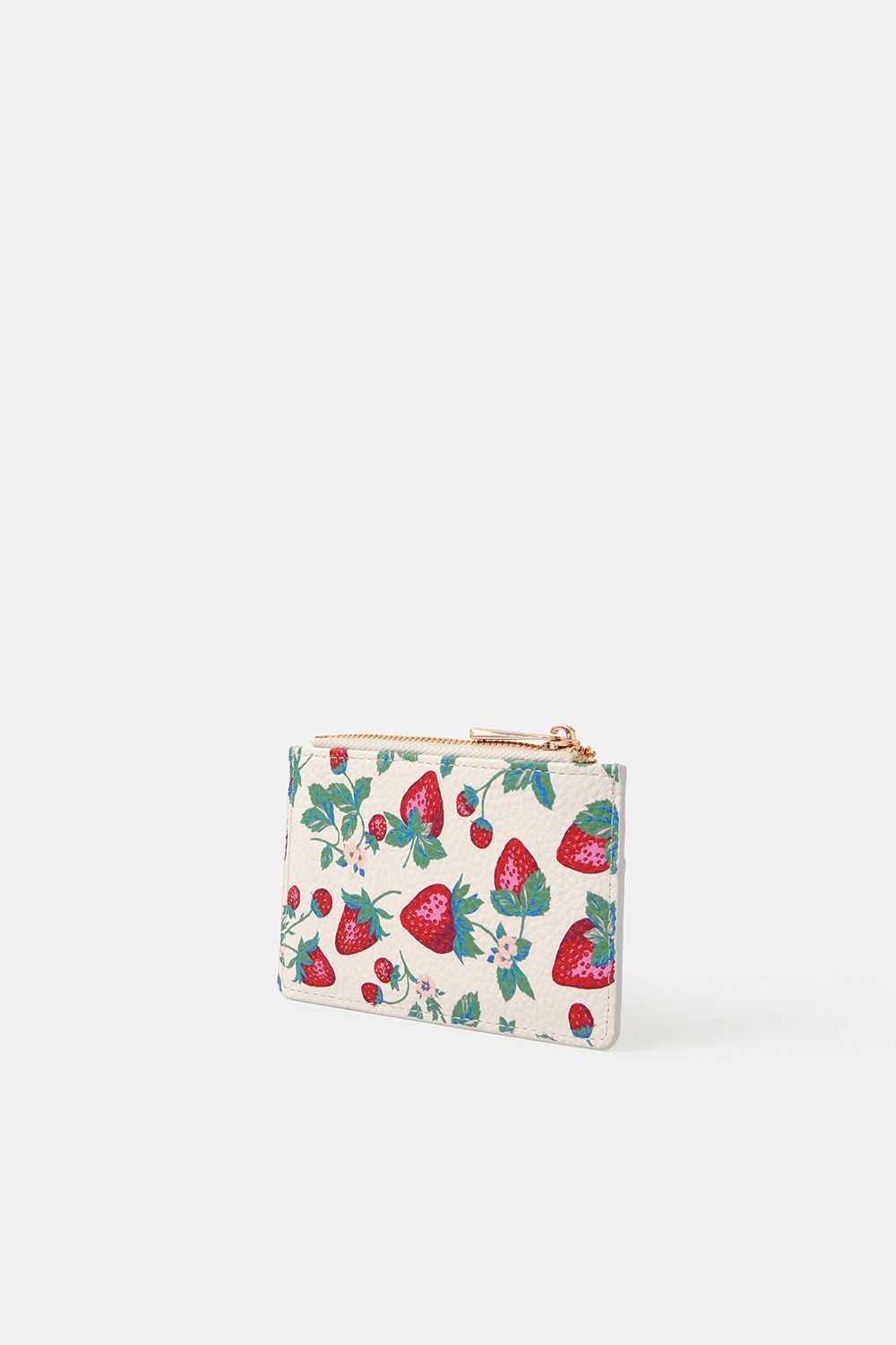 Accessorize Strawberry Print Card Holder