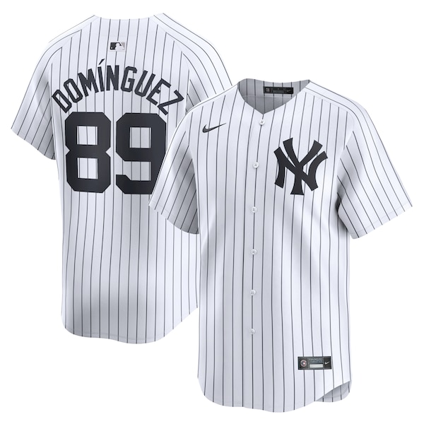 Jasson Dominguez New York Yankees Nike Home Limited Player Jersey - White