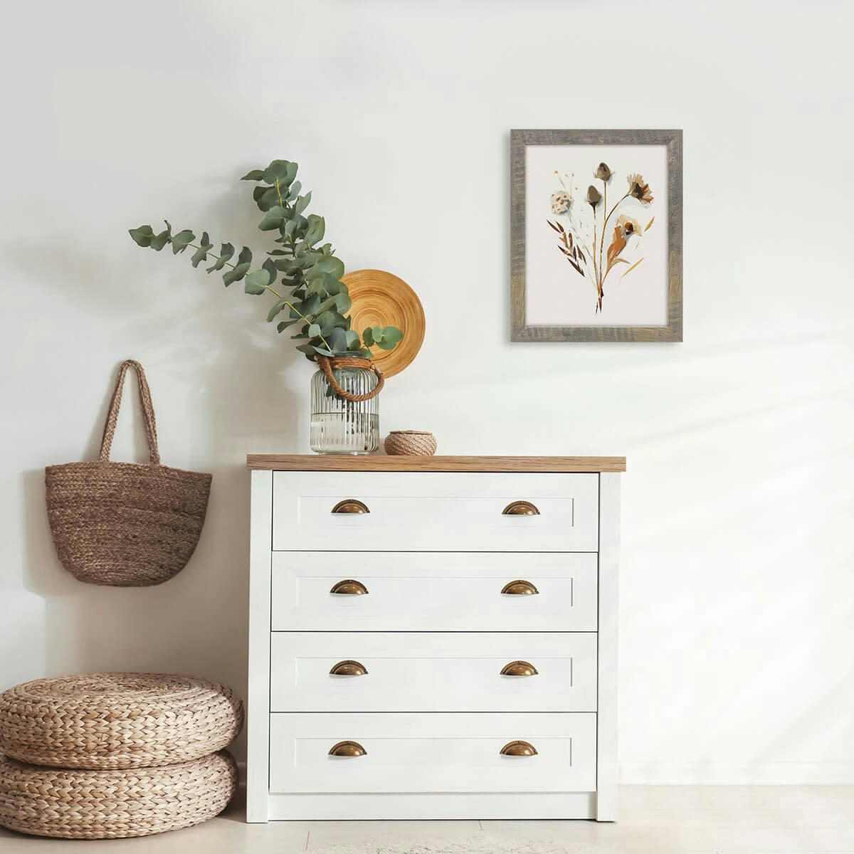 ALIZEE - Cadre photo brun 24x30 cm résine recyclée