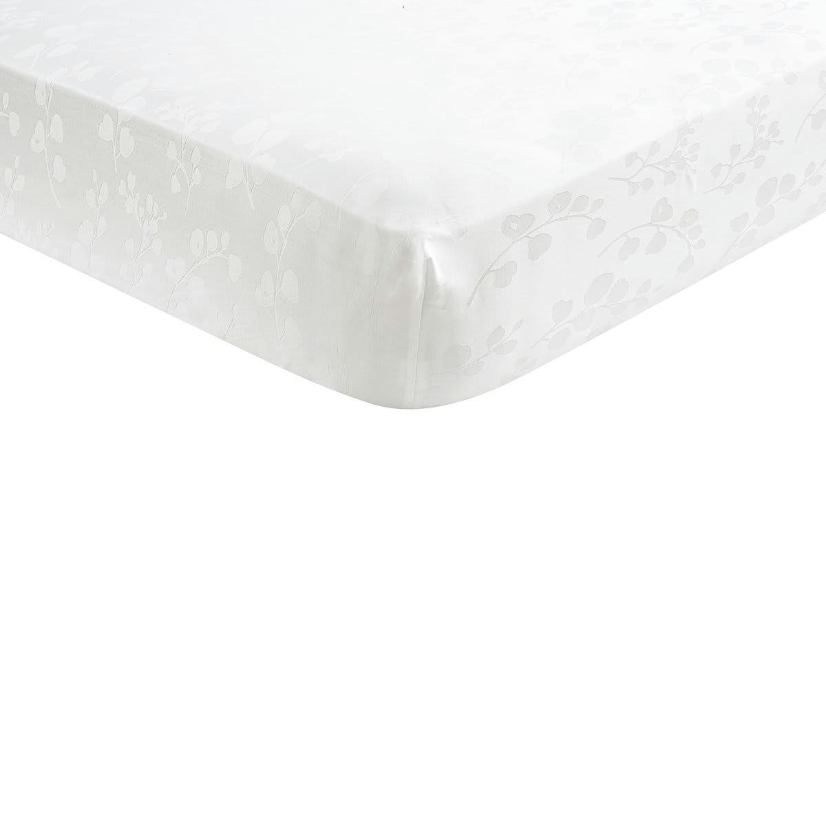 BALADE - Drap housse coton biologique blanc 90x190 cm