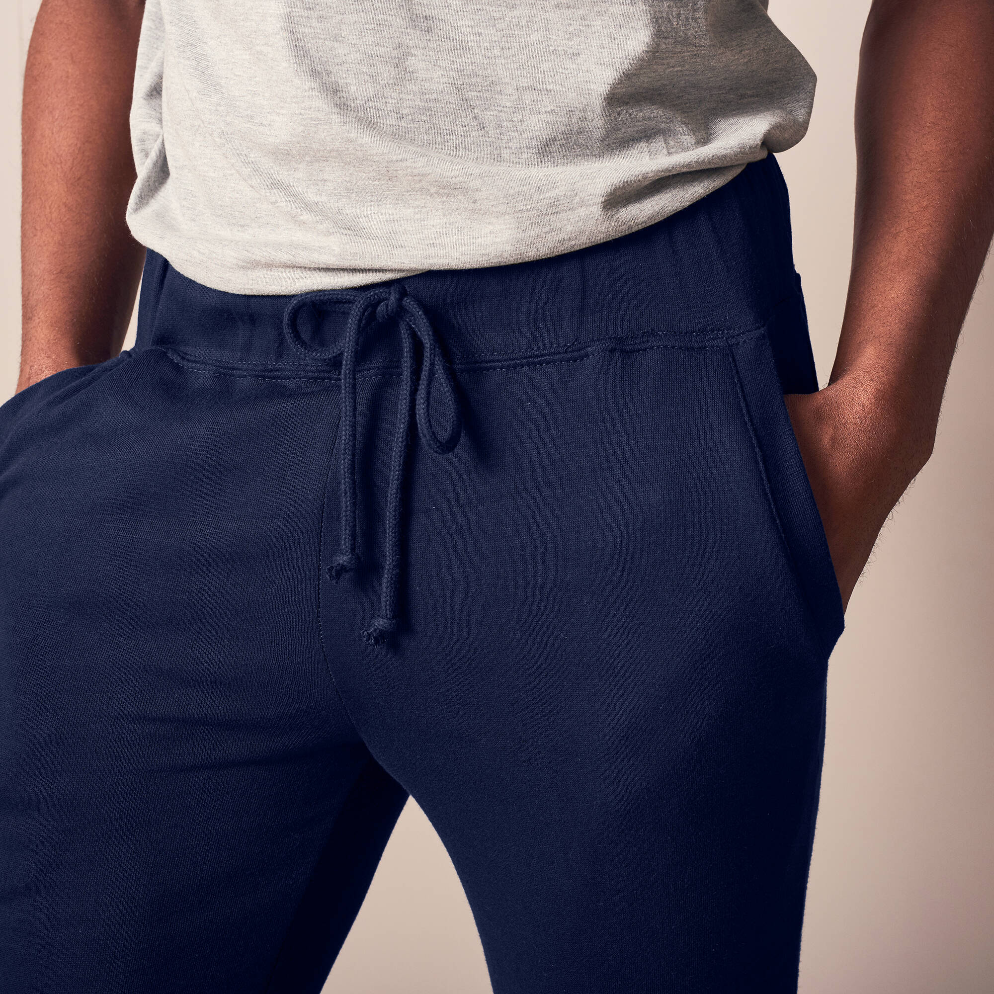 Pantalon jogging molleton bas droits