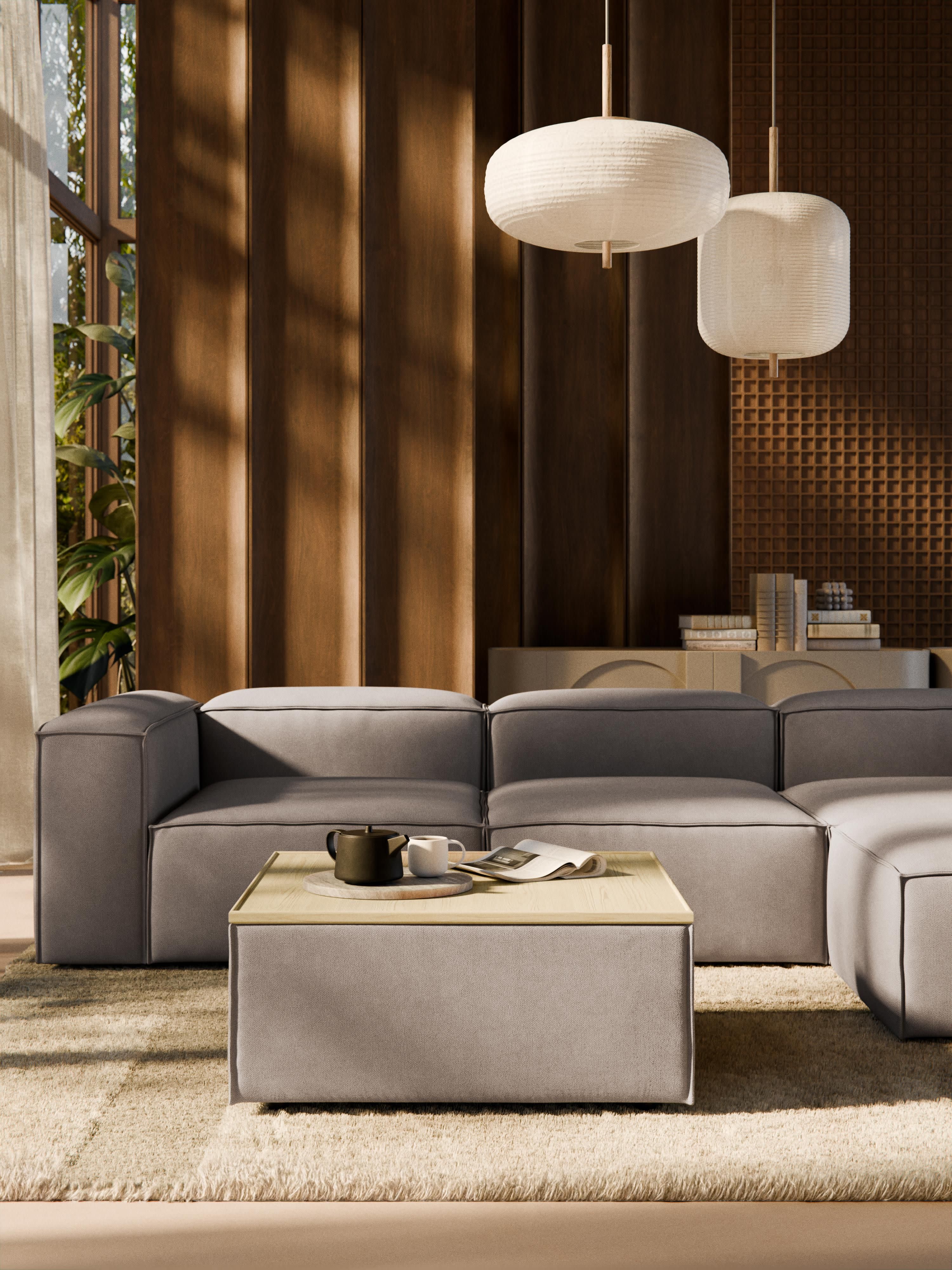 Sofa-Hocker Lennon mit Stauraum