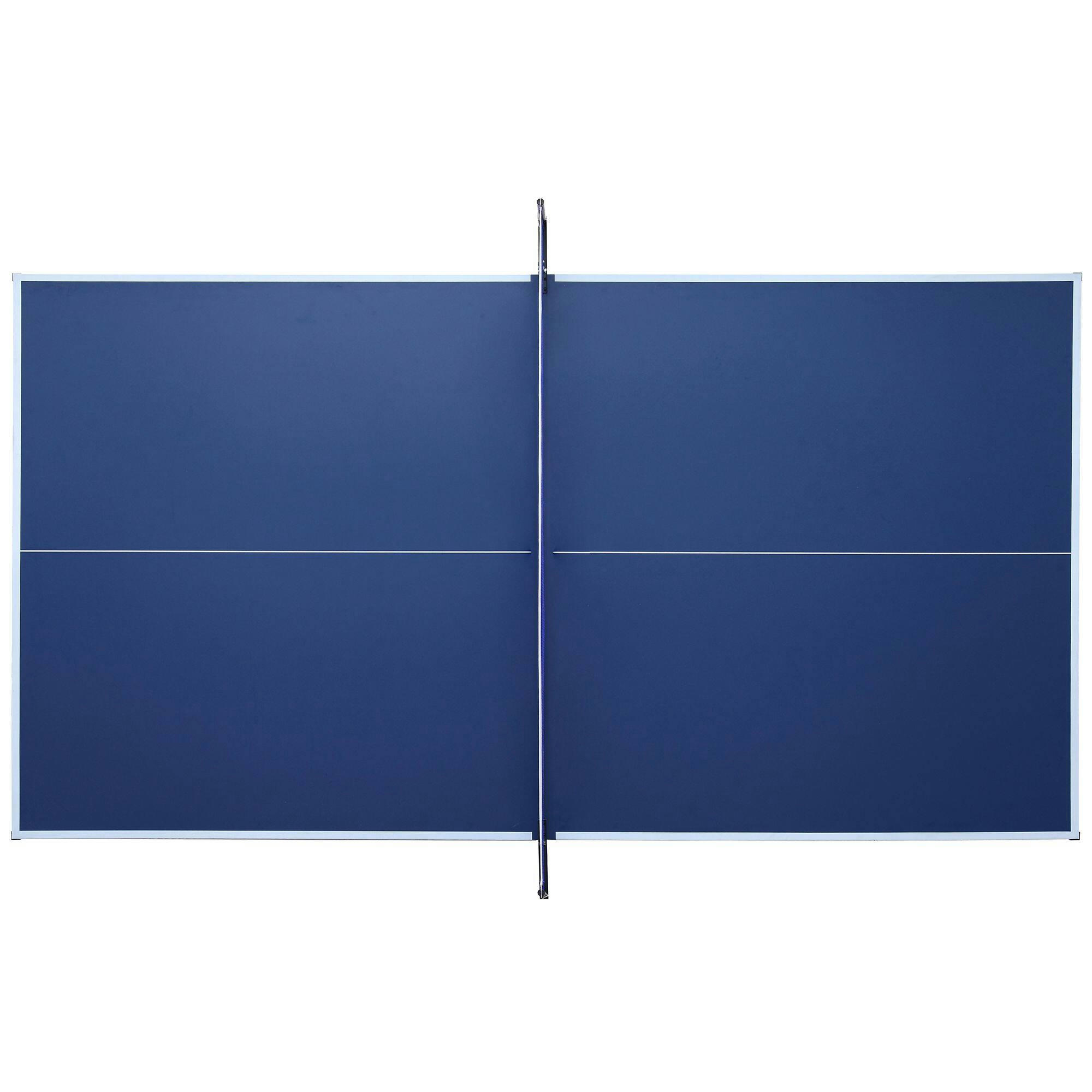 Hathaway Contender Outdoor Foldable Table Tennis/Ping Pong Table Set w/ Net, Balls & Rackets/Paddles