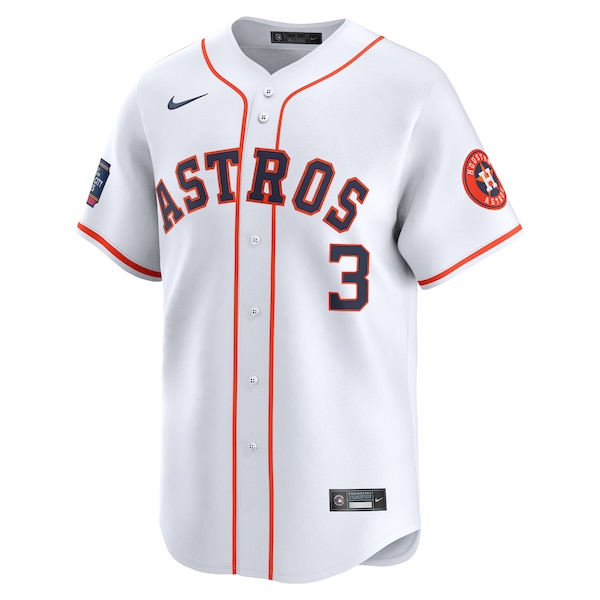 Jeremy Peña Houston Astros Nike 2024 MLB World Tour Mexico City Series Home Limited Player Jersey - White