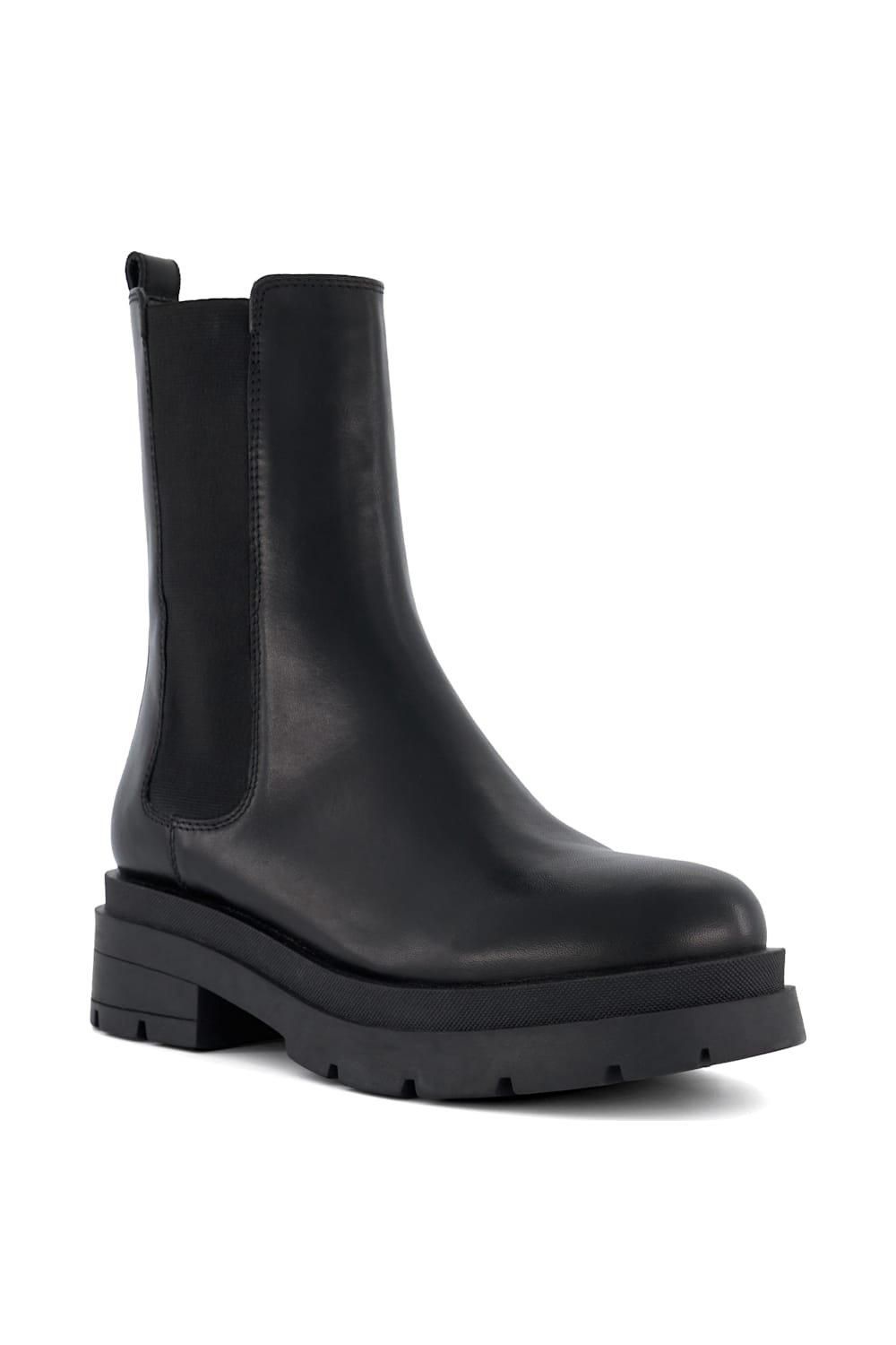 Dune London Pause' Leather Chelsea Boots