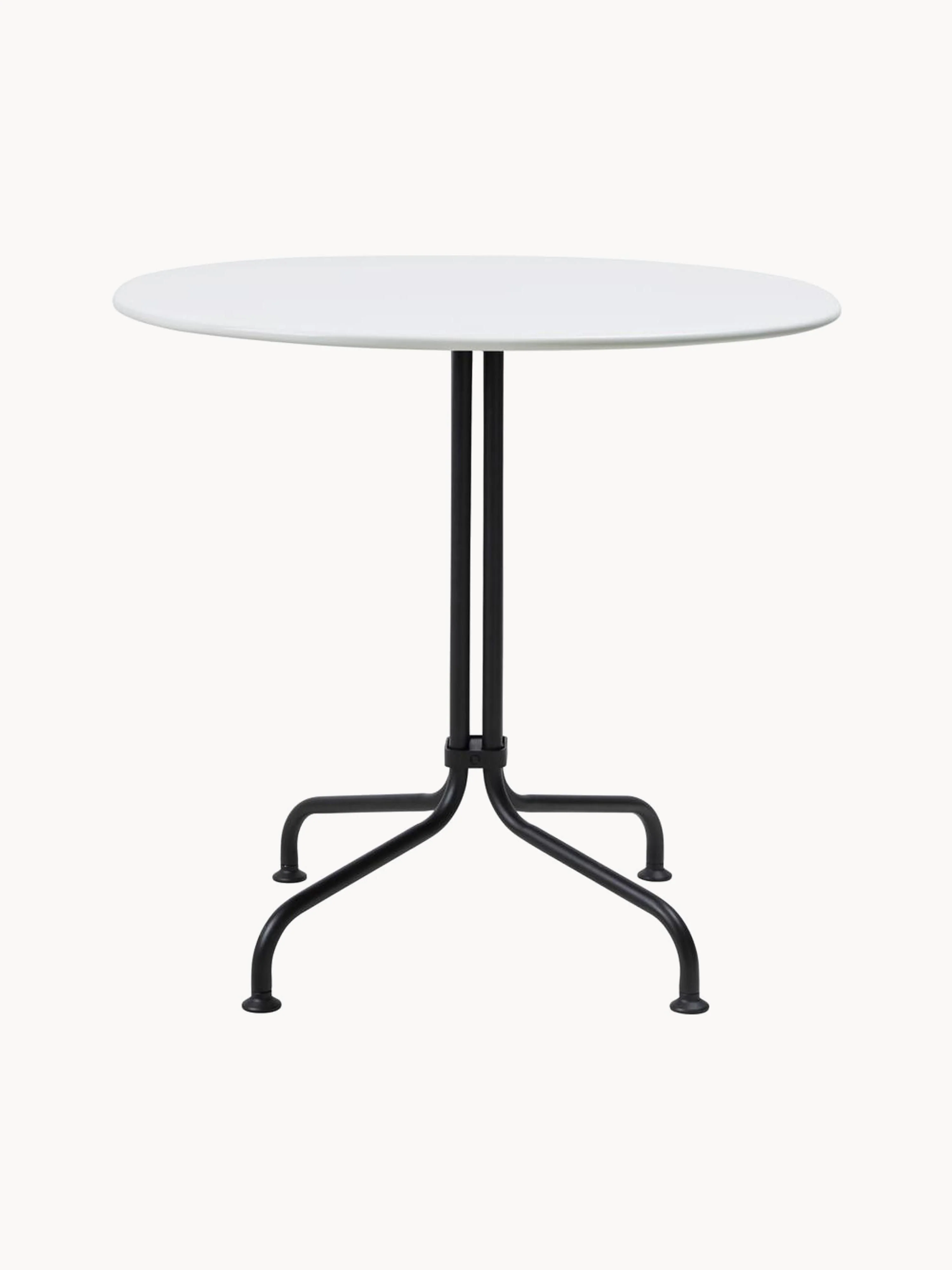 Runder Bistro-Tisch Carmel mit Keramikplatte, Ø 75 x H 63 cm