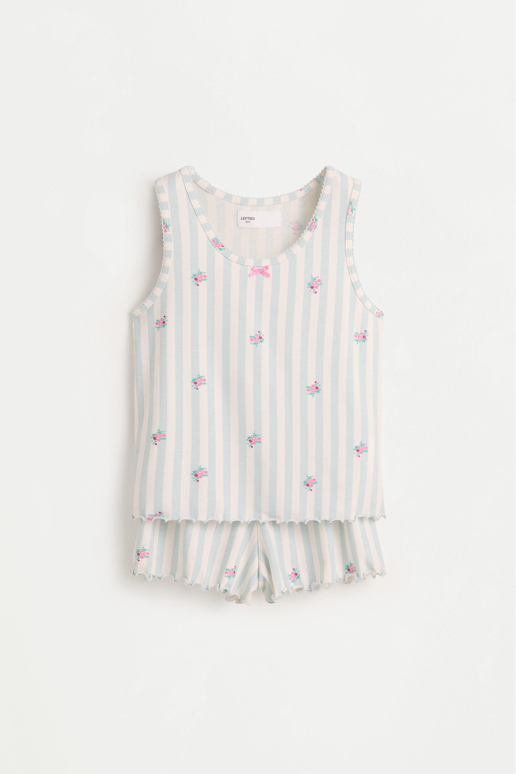 Pijama corto estampado