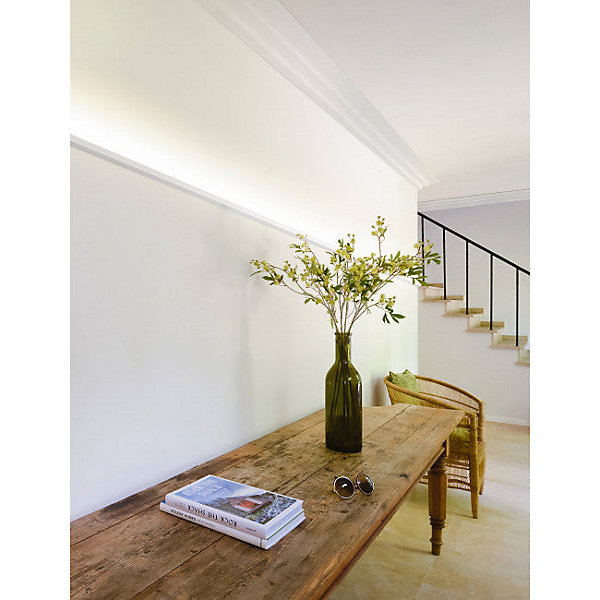 CX189F Flexible Corniche pour éclairage indirect Orac Decor - 2,7x2,7x200cm (h x