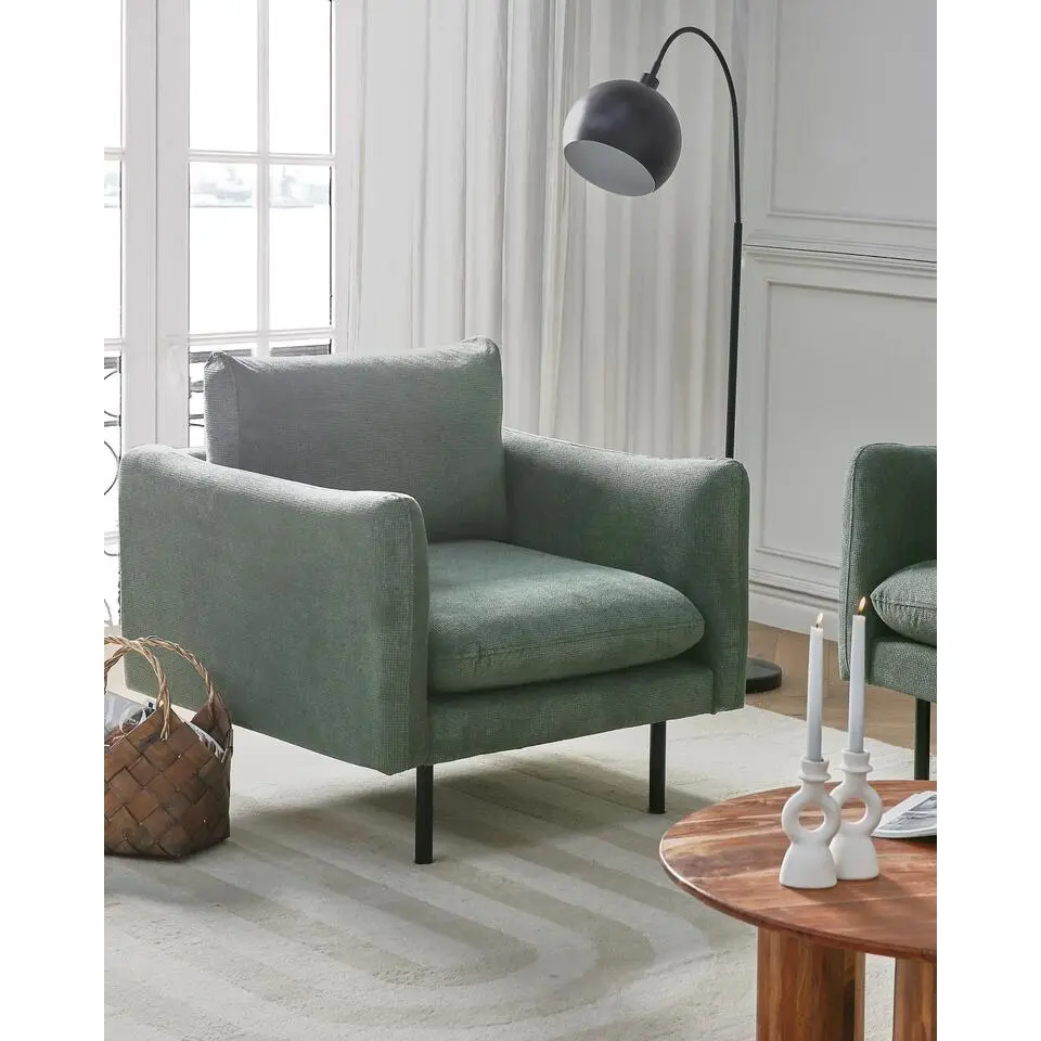VINTERBRO - Fauteuil - Groen - Polyester