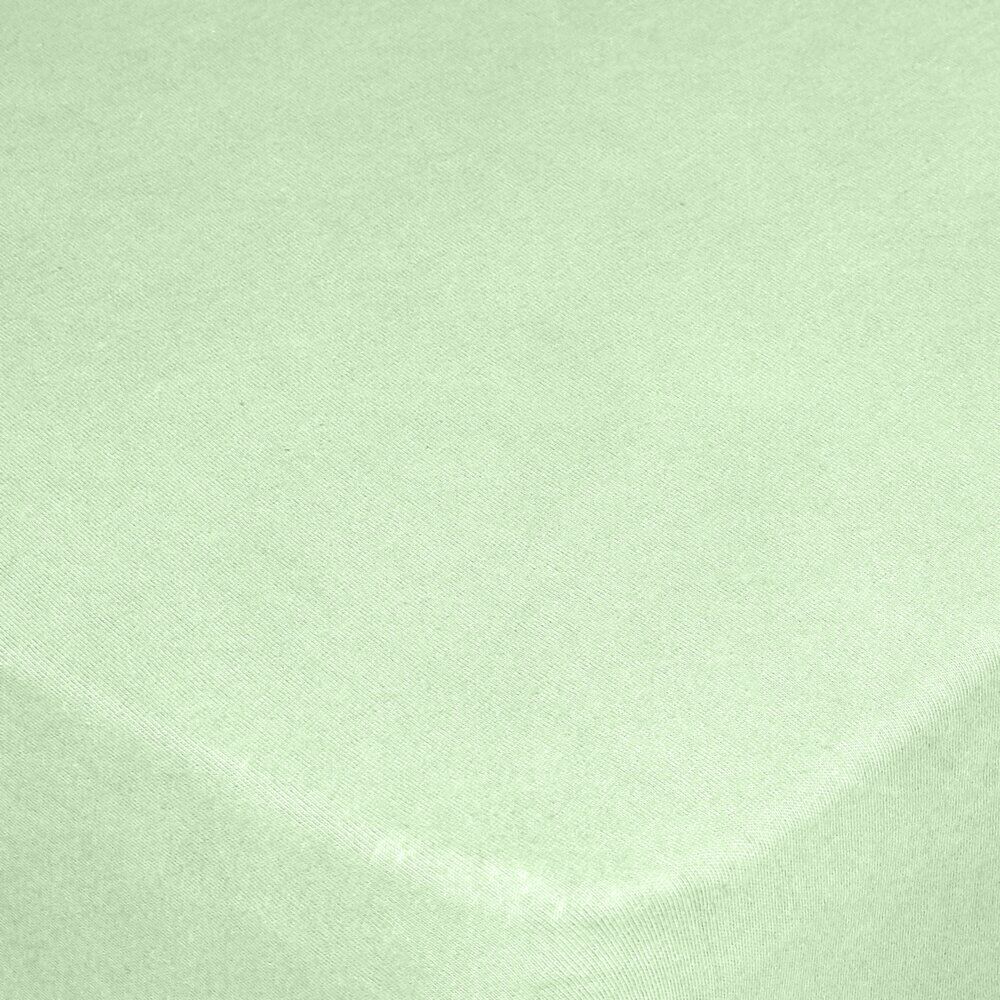 Drap housse 140x200cm 1 personne vert