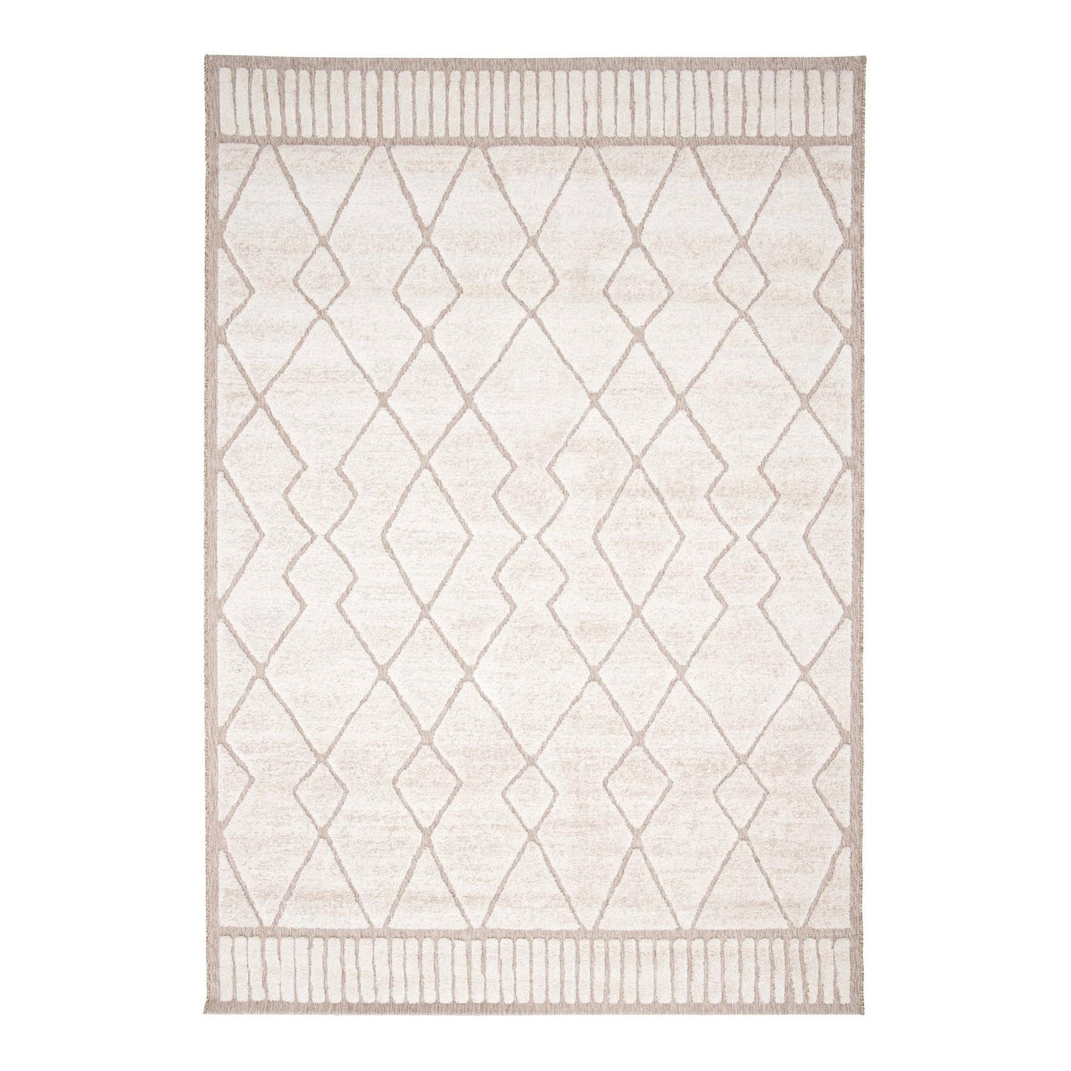 AFK Living vloerkleed Alba - reliëfeffect - beige - 120 x 170 cm