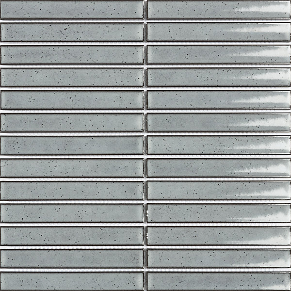 Mosaïque pour salle de bains et cuisine Kit-Kat Piano Gris 29,6 x 29,9 cm Intérieur/Extérieur