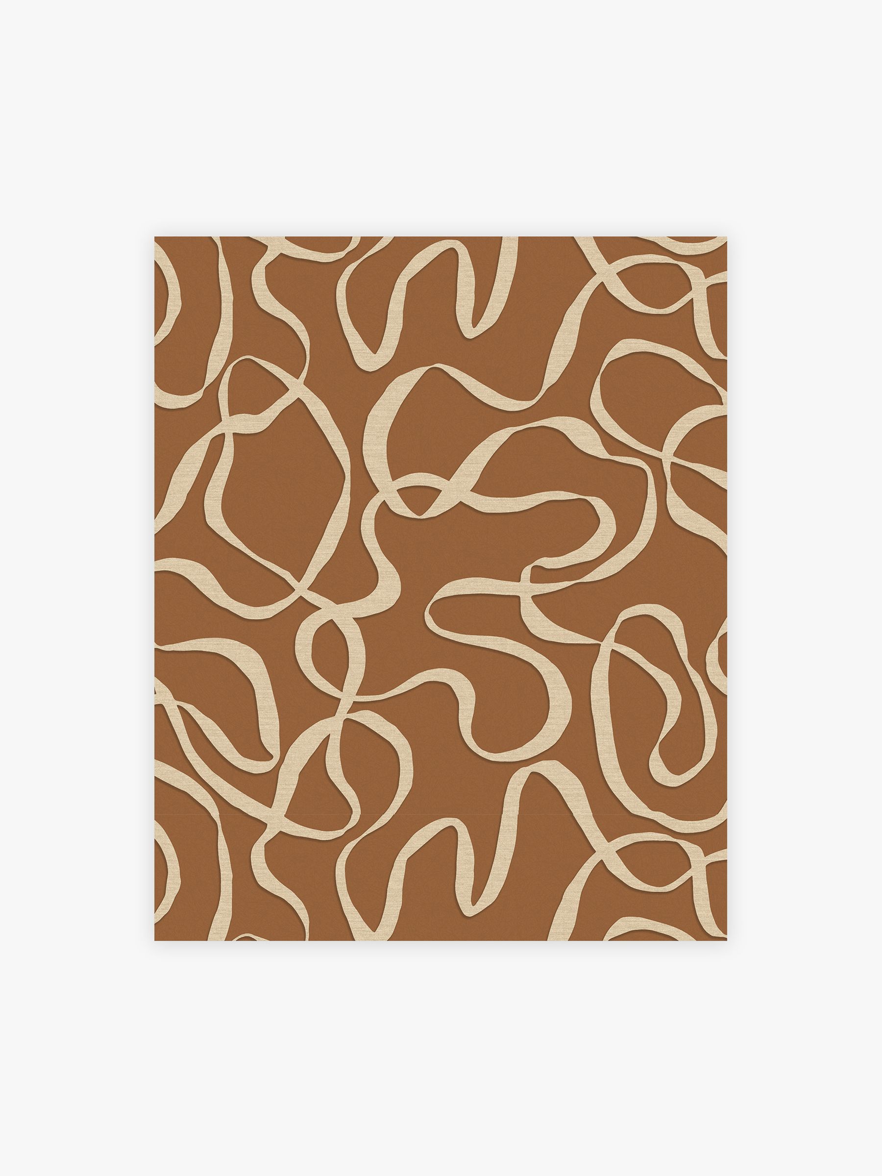 Varri 10M Wallpaper in Burnt Orange