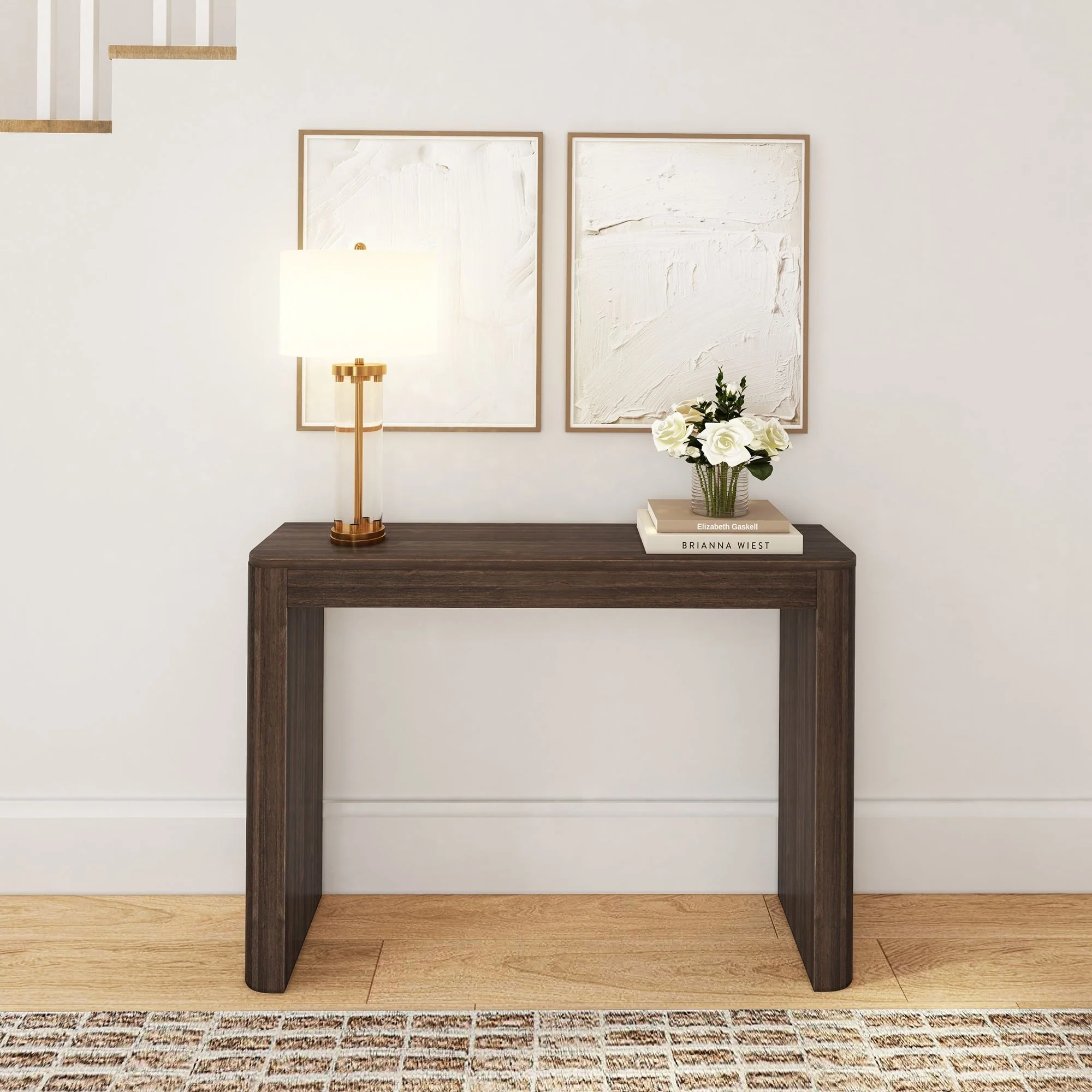 Plank and Beam Contour Console Table - 46