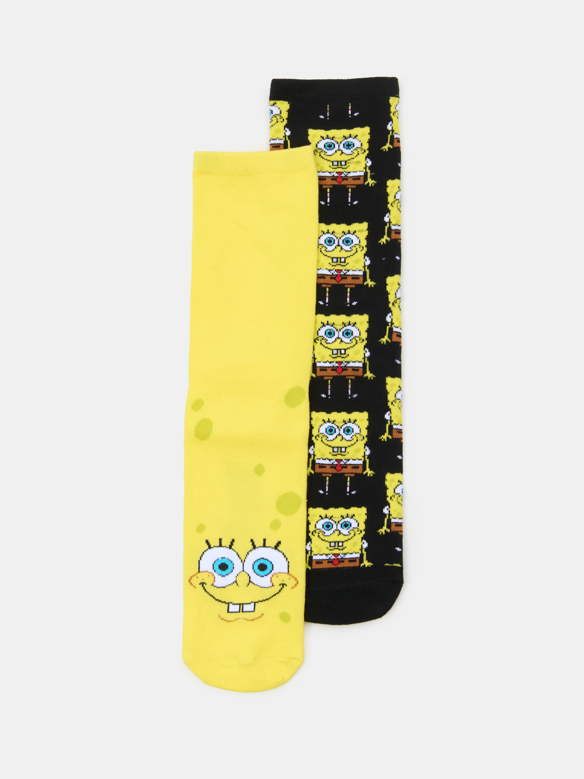 Prążkowane skarpetki 2 pack SpongeBob