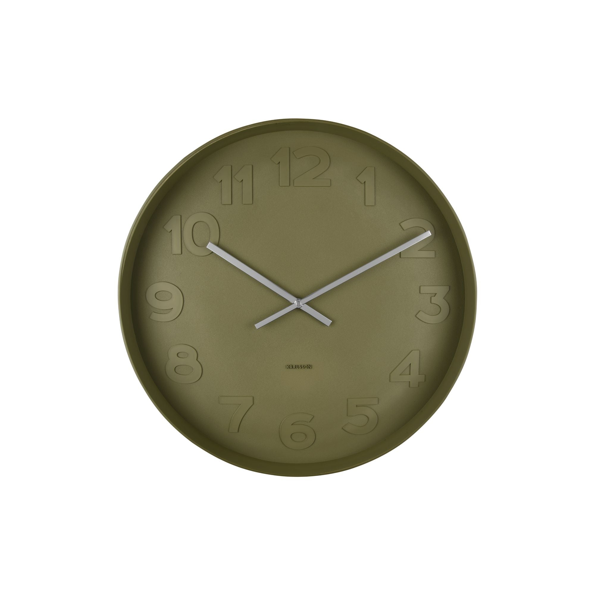 Karlsson wandklok Mr. Green - groen - Ø51cm