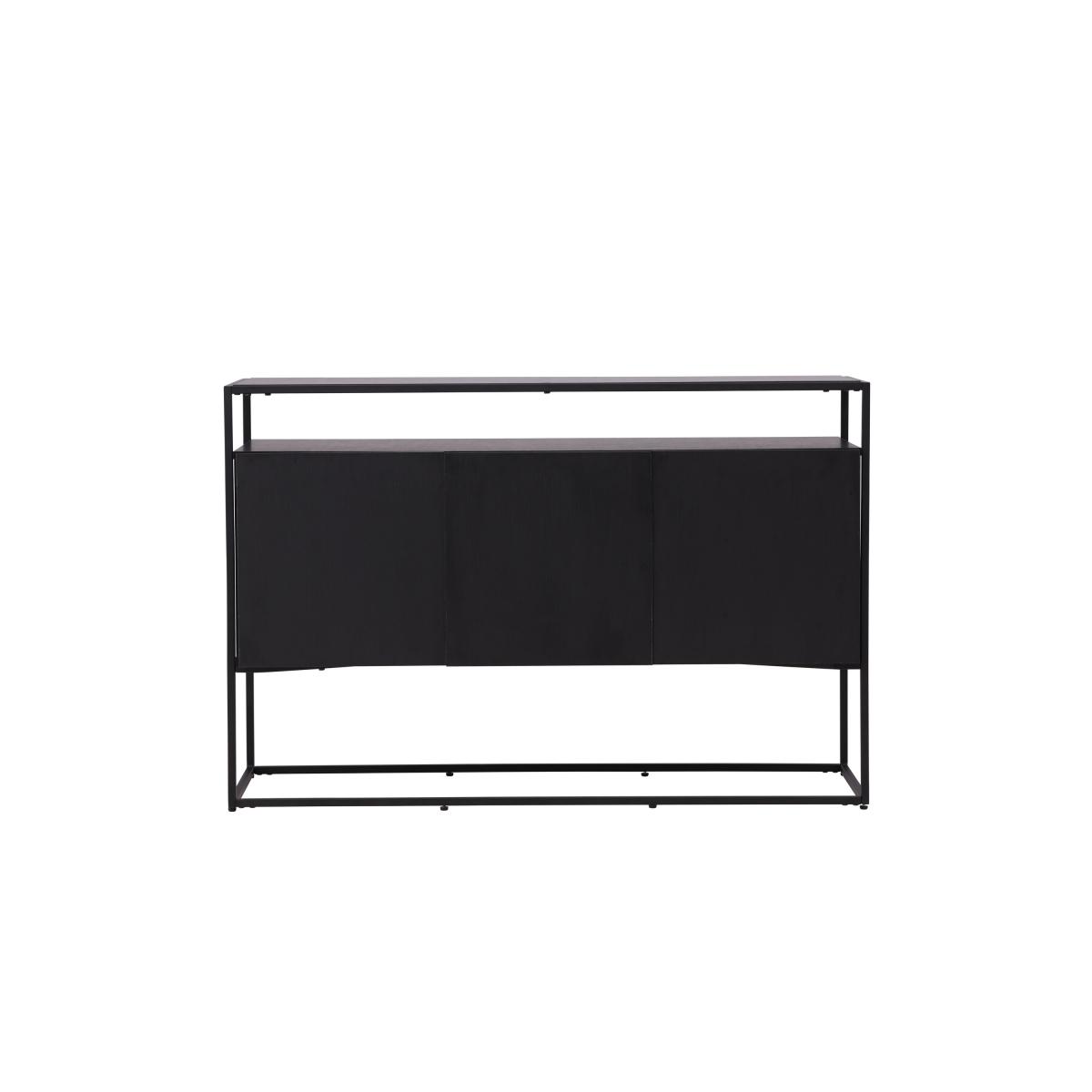 Svea - Soko dressoir - 120 cm - zwart