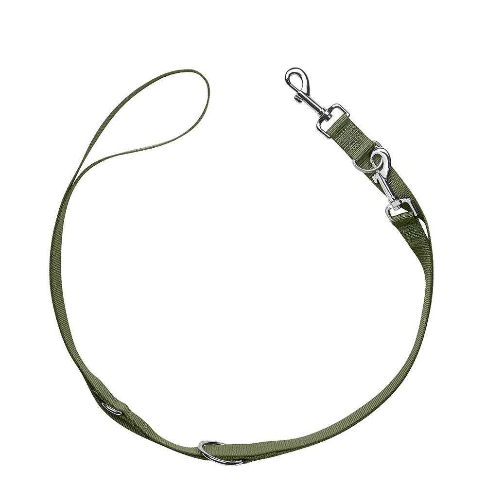 HUNTER London Adjustable Lead – Olive Green